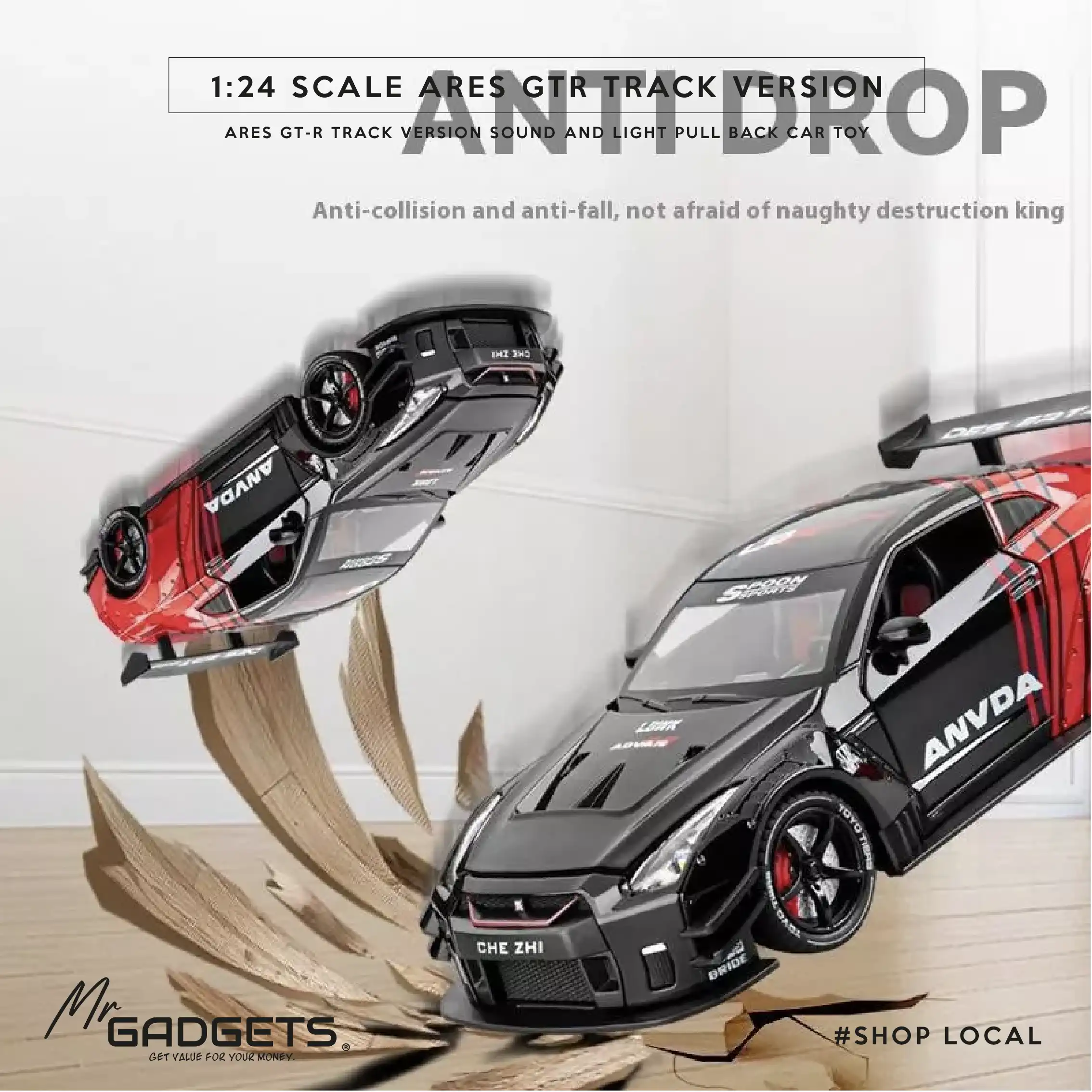 Ares GTR Track Version Die cast 1:24 Scale - Image 4