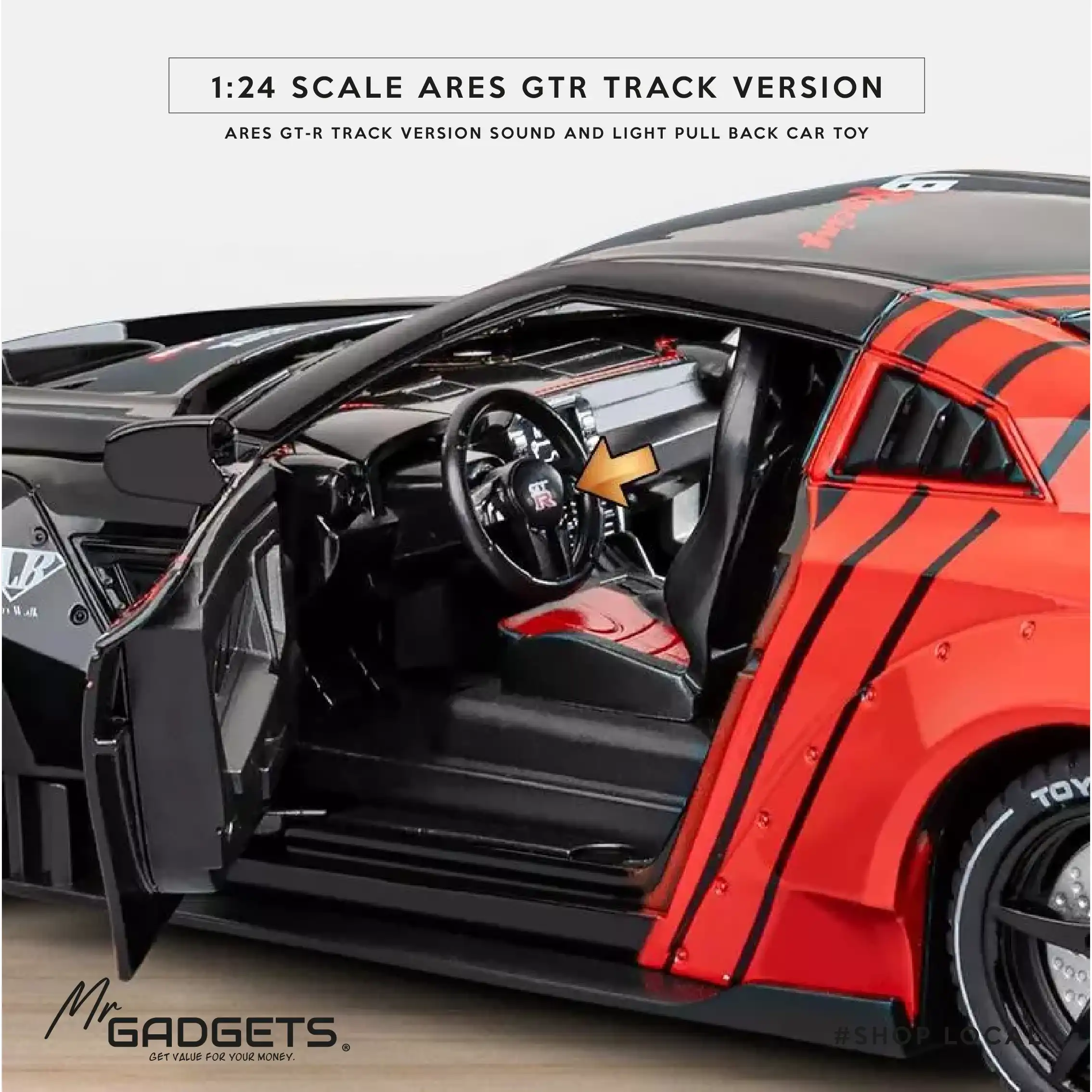 Ares GTR Track Version Die cast 1:24 Scale - Image 6