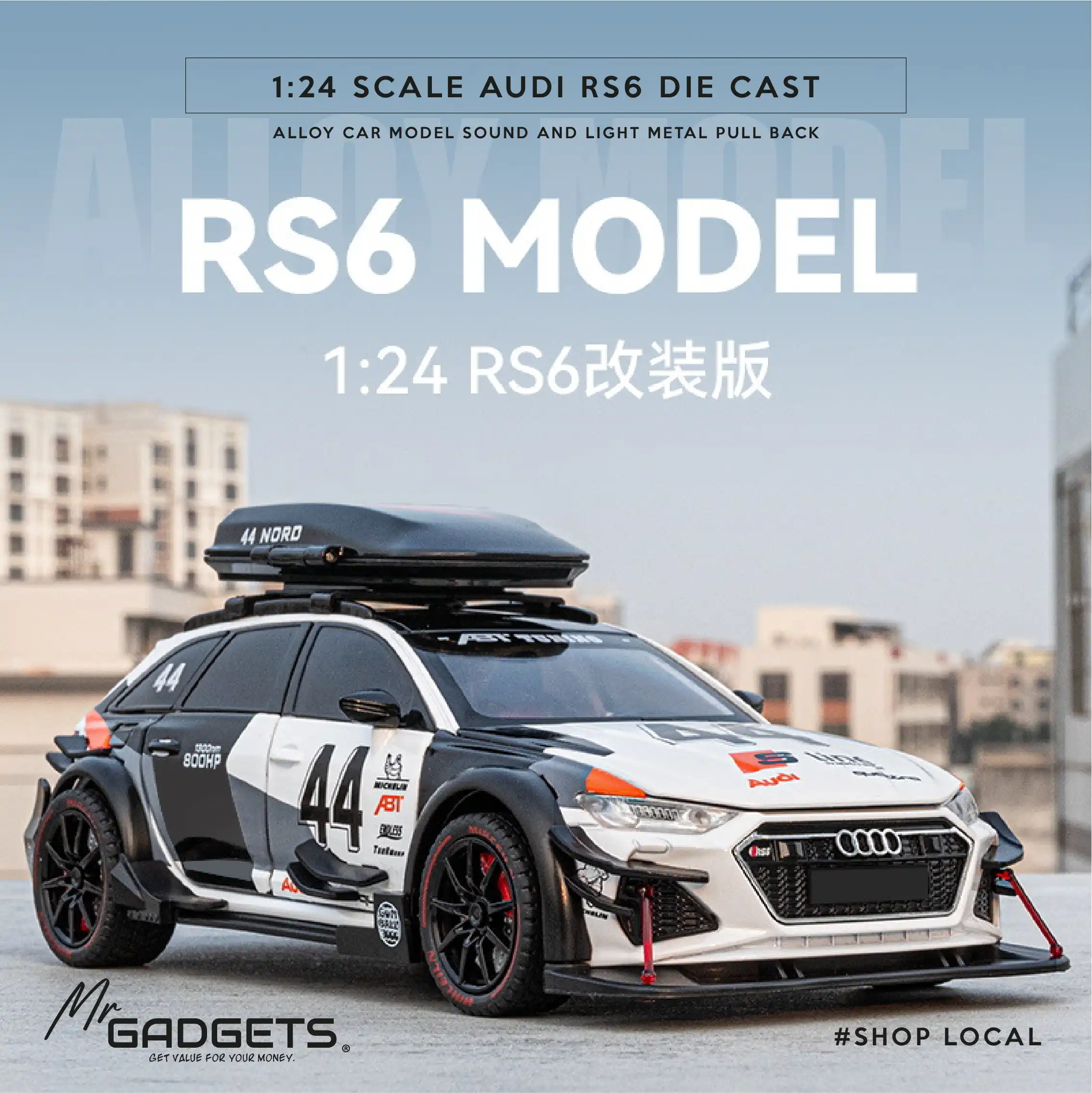 Audi RS6 Die 1:24 Scale CastCar - Image 4
