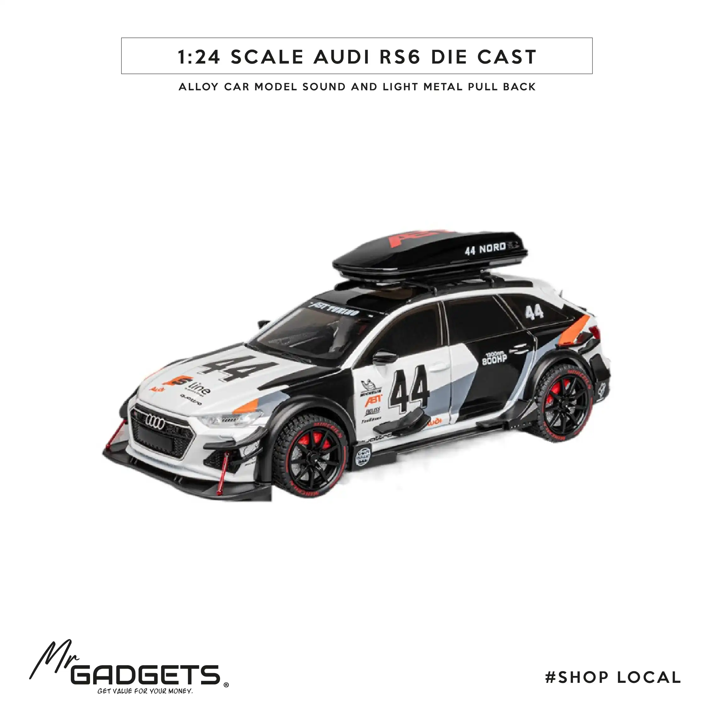 Audi RS6 Die 1:24 Scale CastCar - Image 7