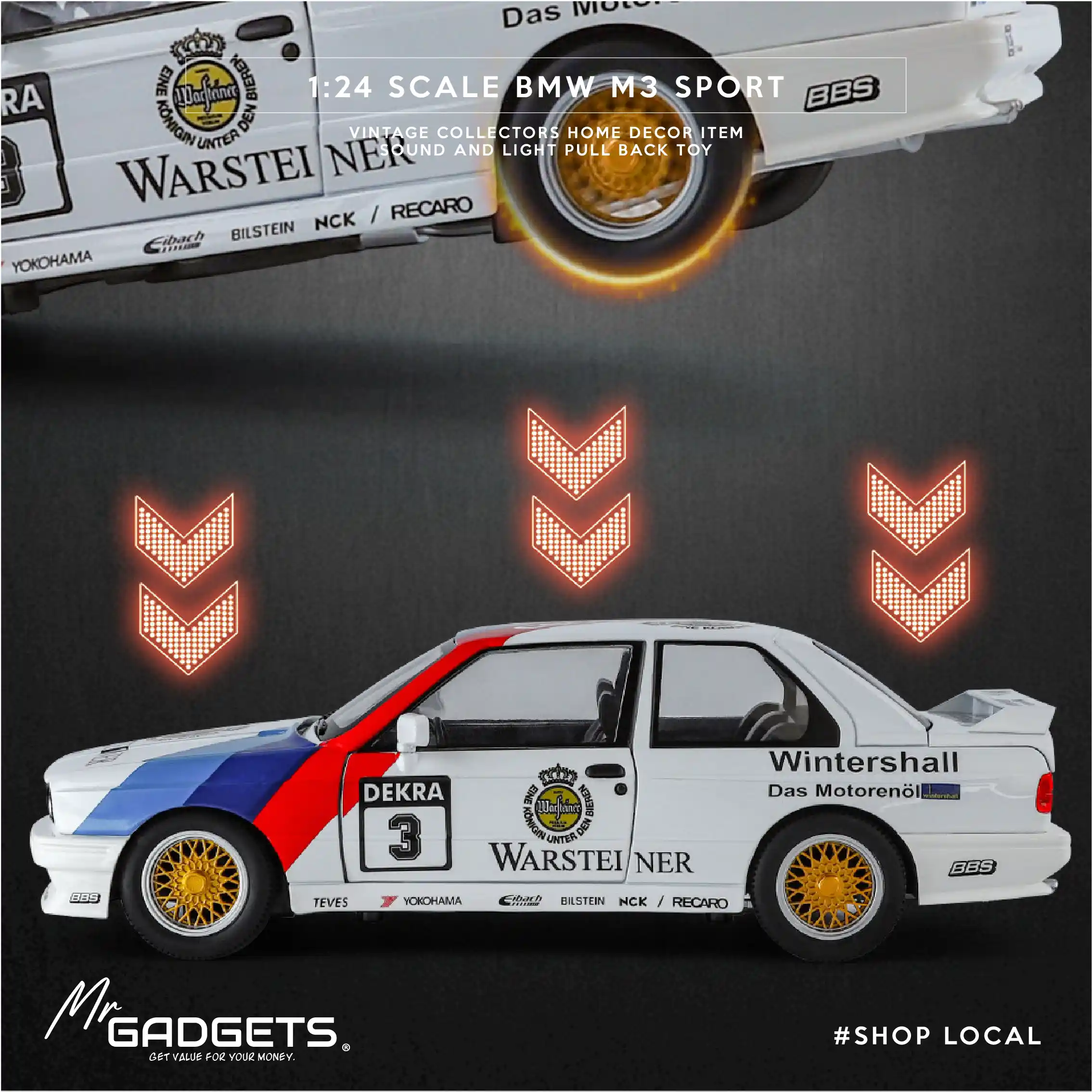 BMW M3 Sport 1:24 Scale DieCast - Image 7