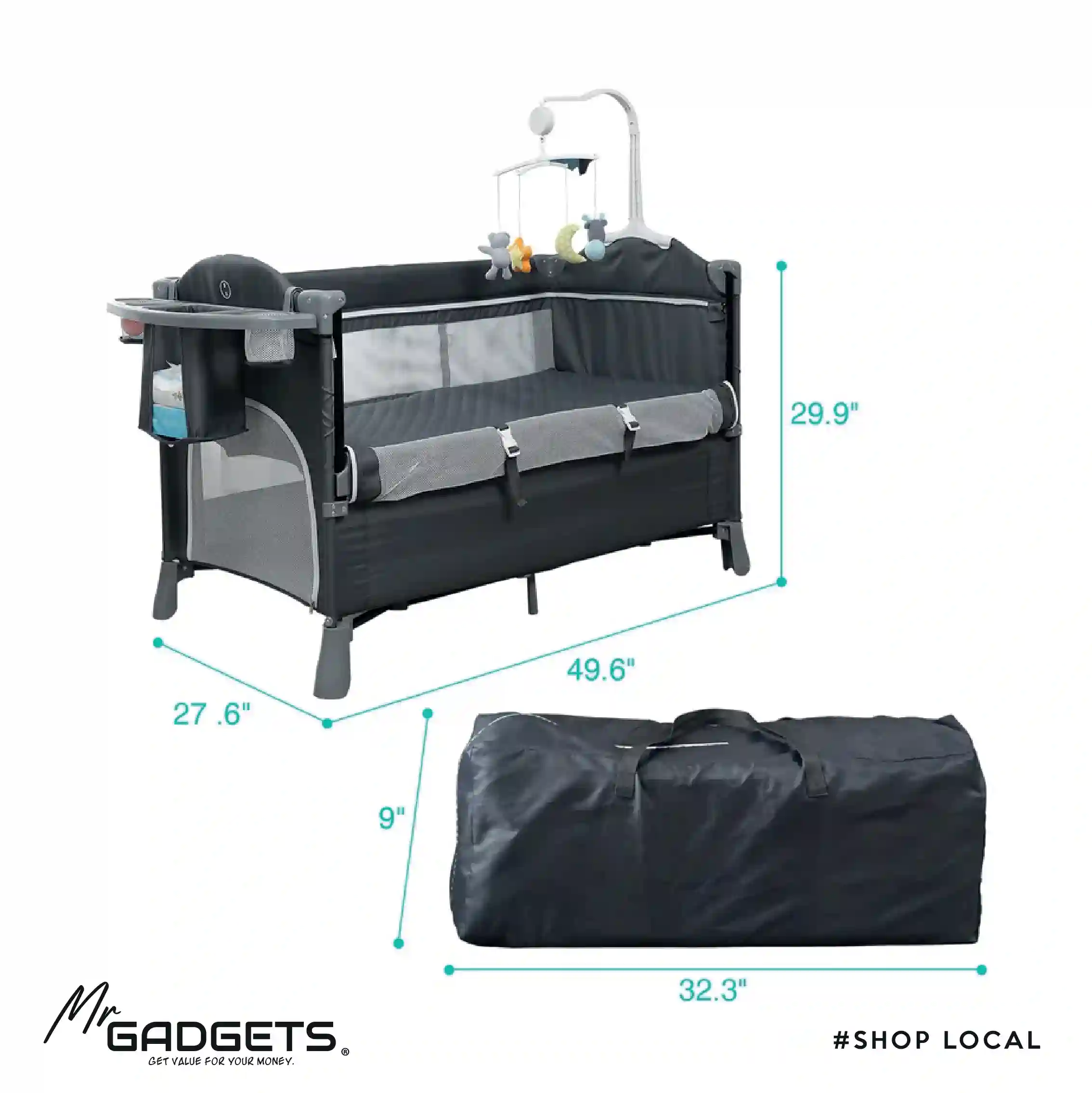 4 in 1 Baby Bed / Co- Sleeper - Image 9