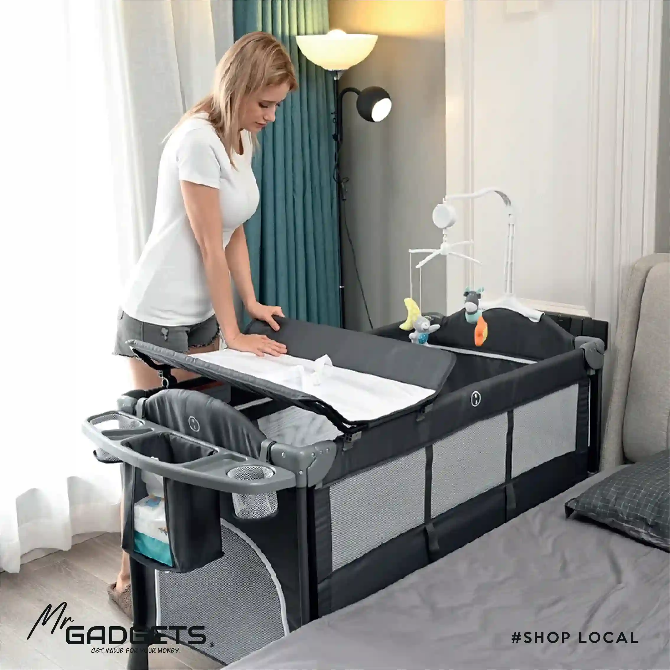 4 in 1 Baby Bed / Co- Sleeper - Image 8