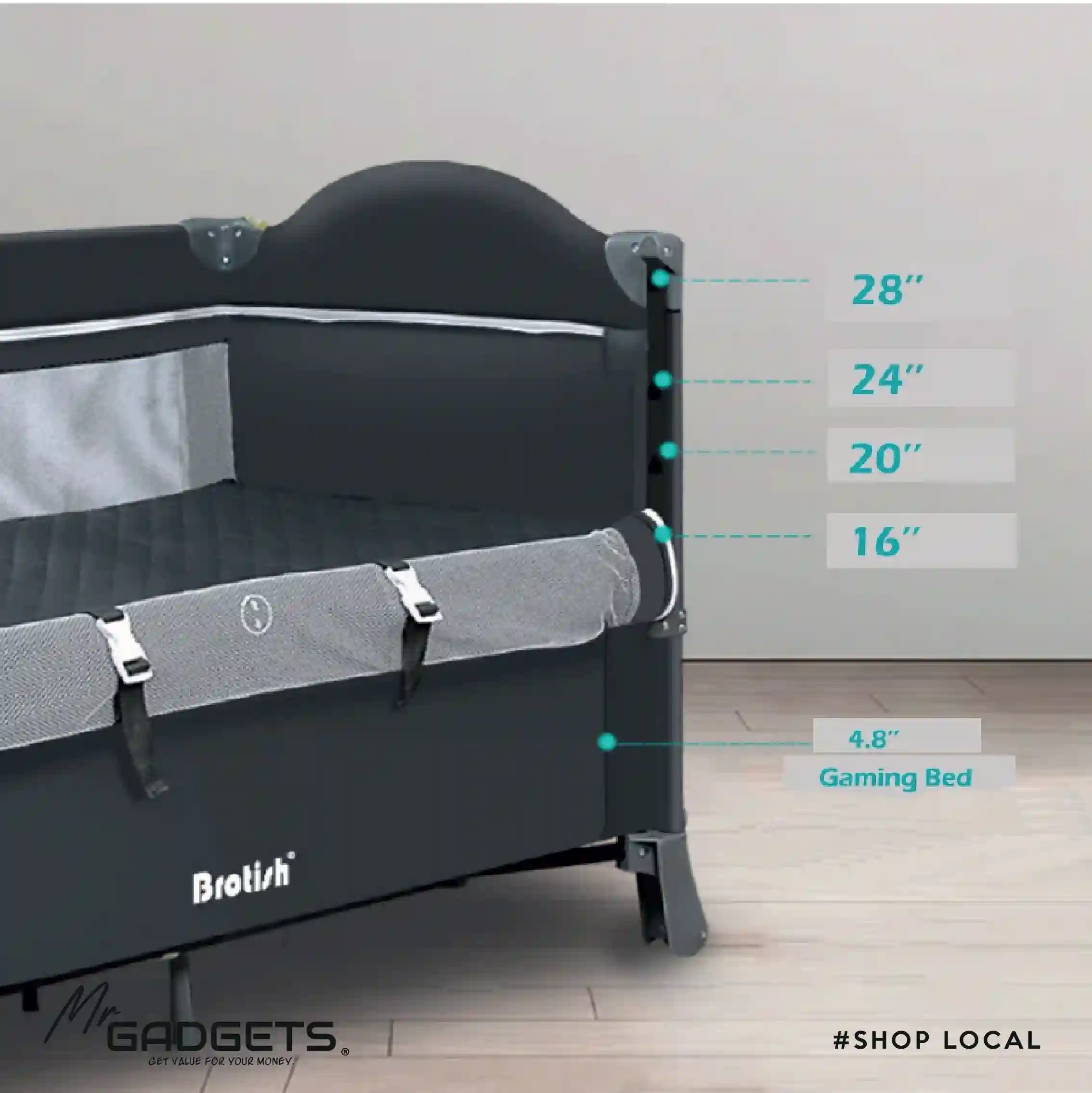 4 in 1 Baby Bed / Co- Sleeper - Image 5