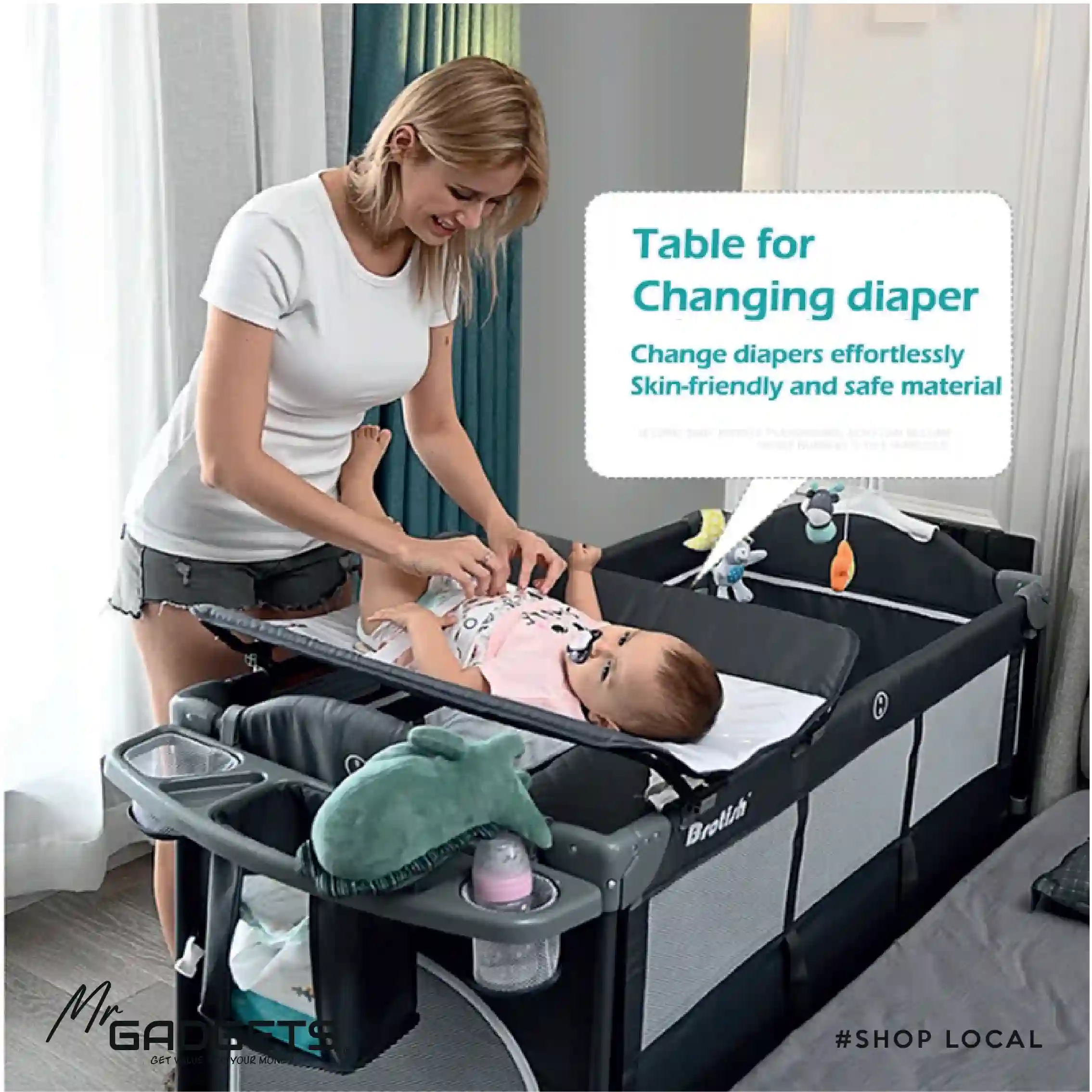 4 in 1 Baby Bed / Co- Sleeper - Image 3