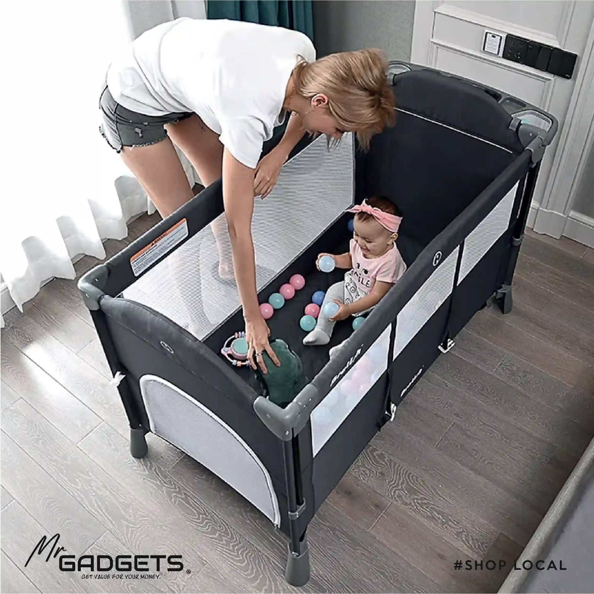 4 in 1 Baby Bed / Co- Sleeper - Image 2