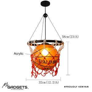 Basketball Chandelier