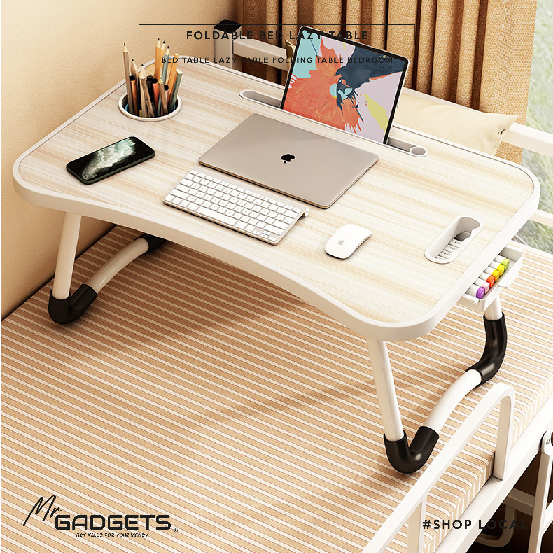 Foldable lazy Bed Table - Image 2