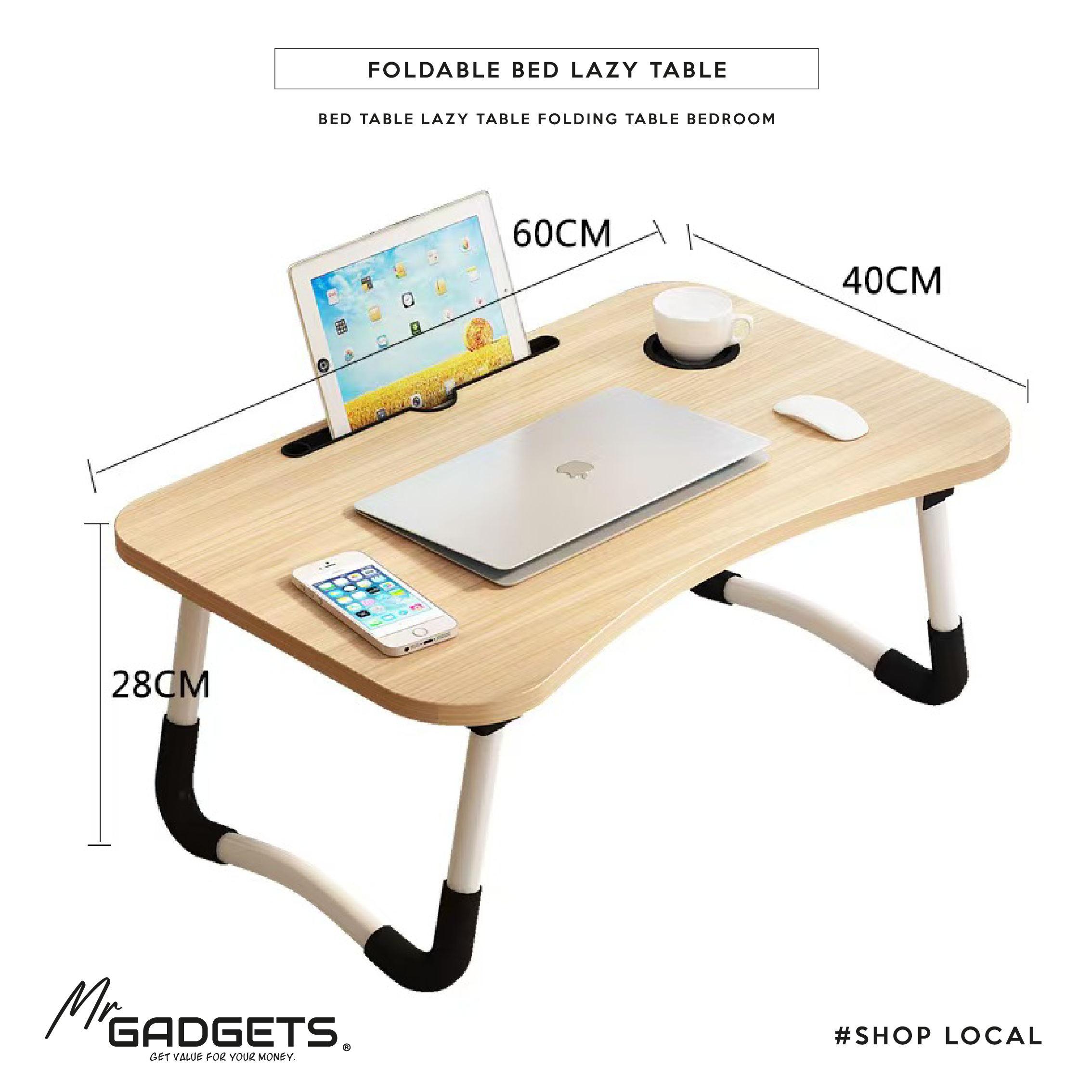 Foldable lazy Bed Table - Image 3