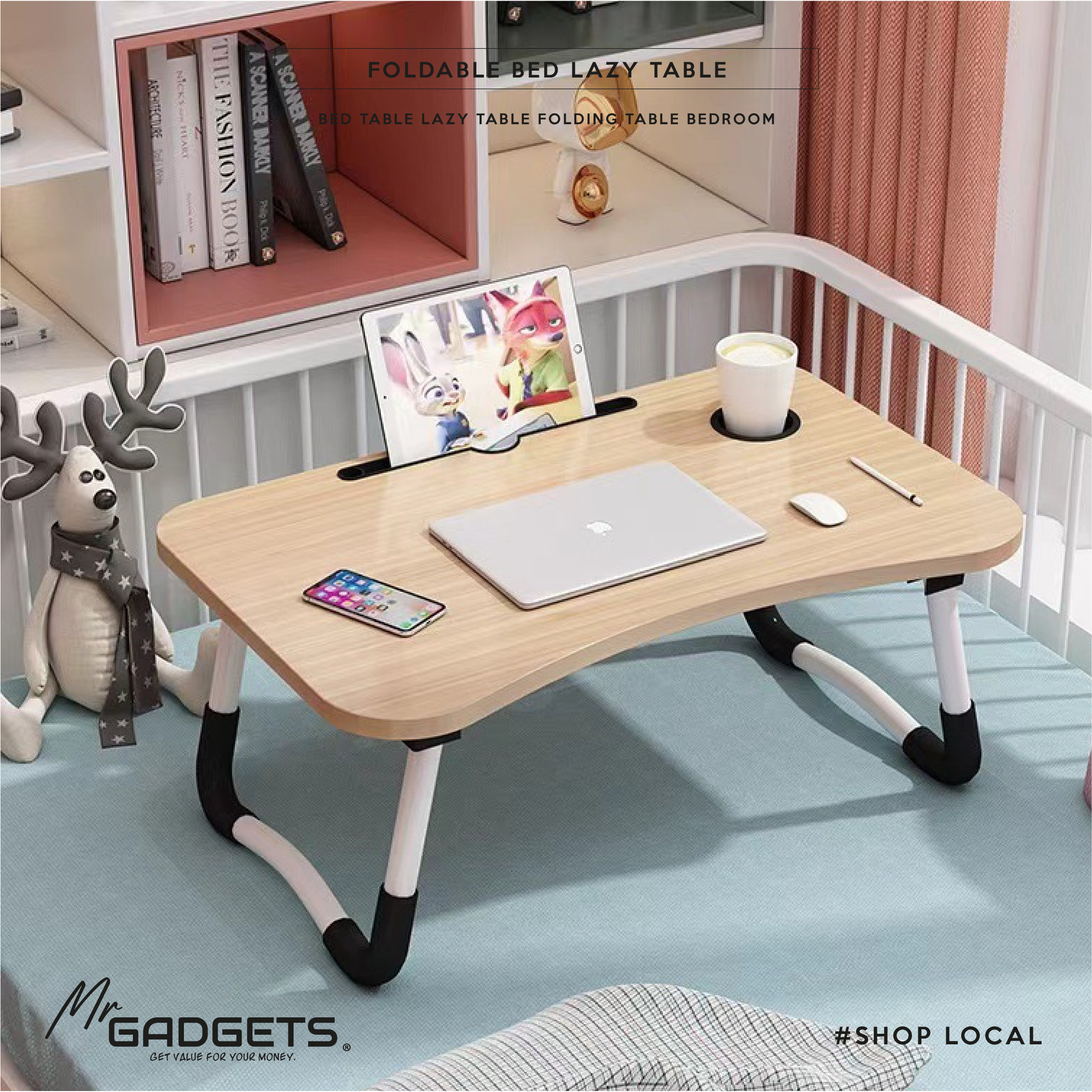 Foldable lazy Bed Table - Image 4