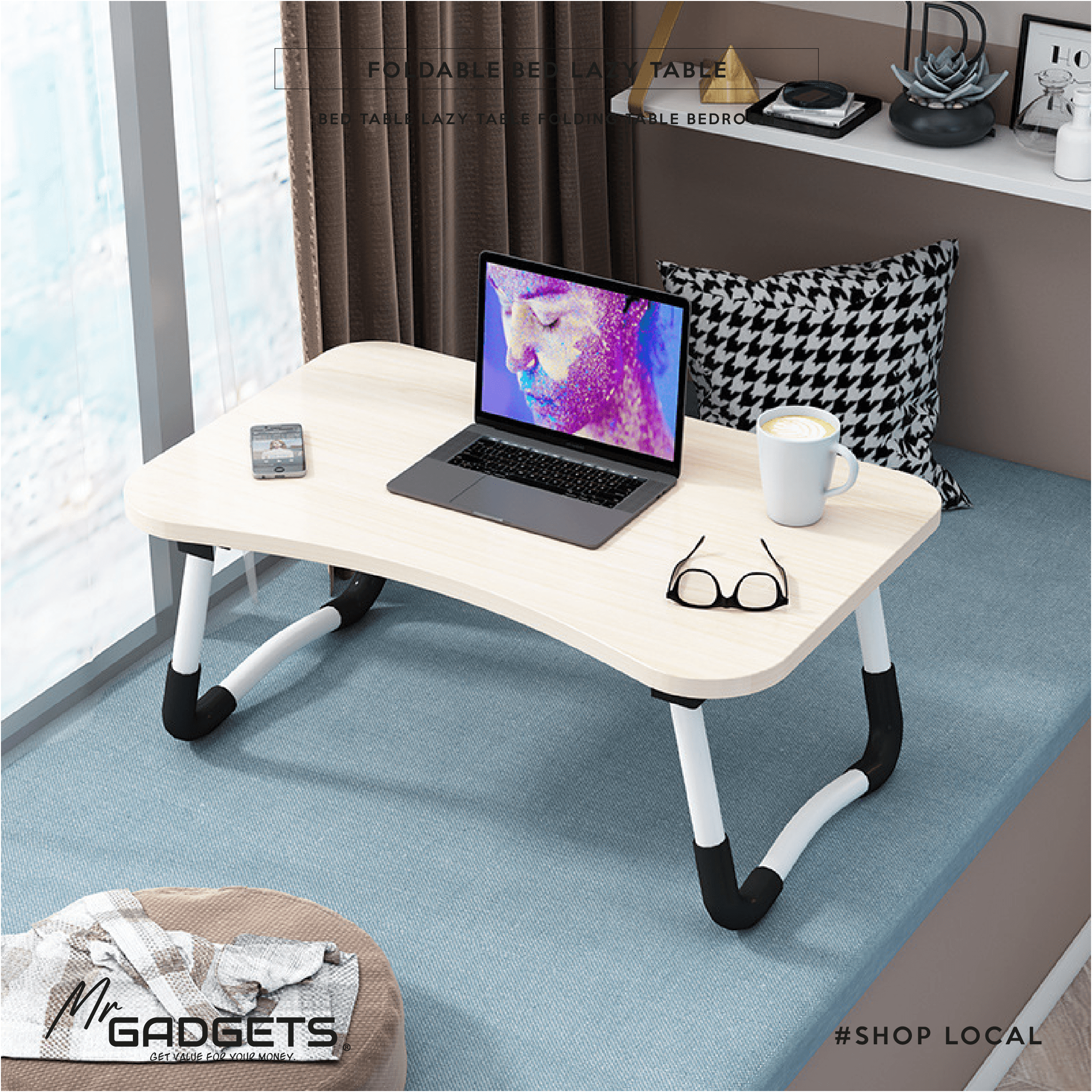 Foldable lazy Bed Table - Image 5