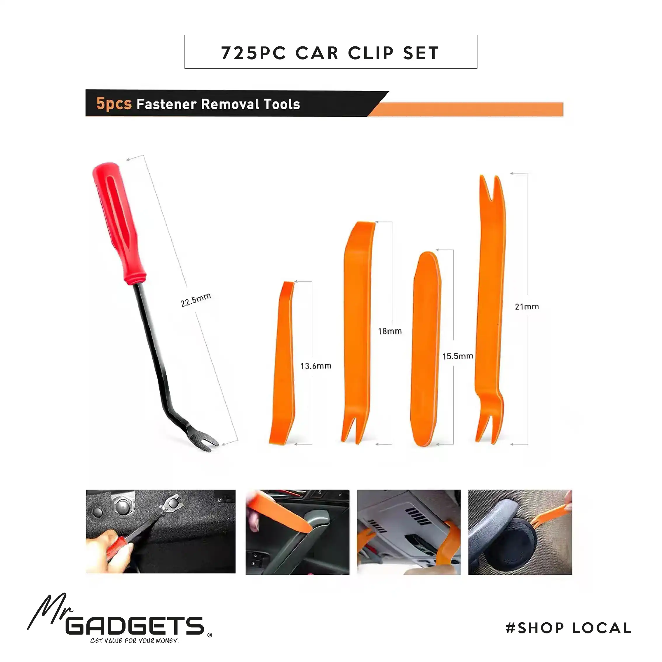 Car Clip Set 725pcs - Image 3