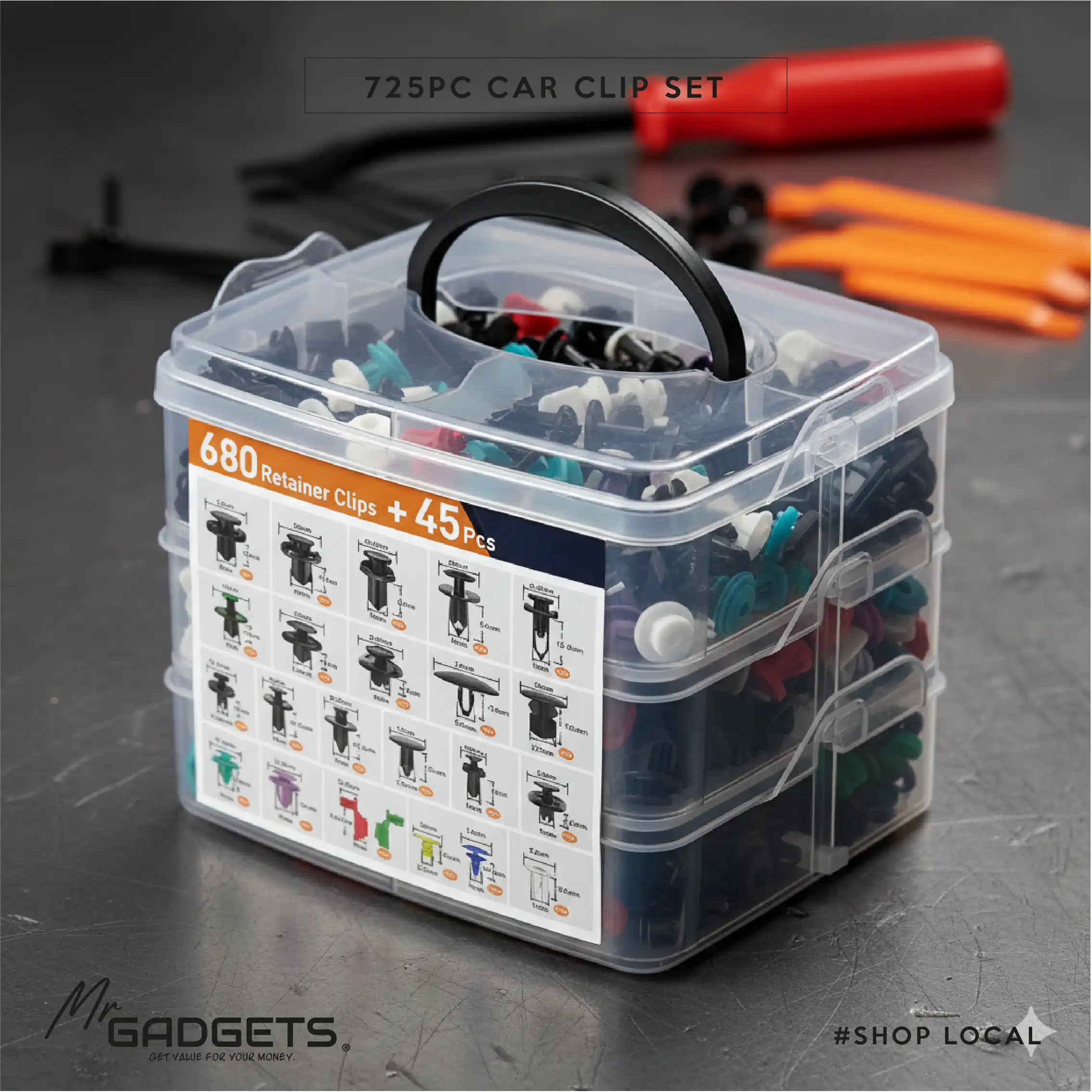 Car Clip Set 725pcs - Image 6
