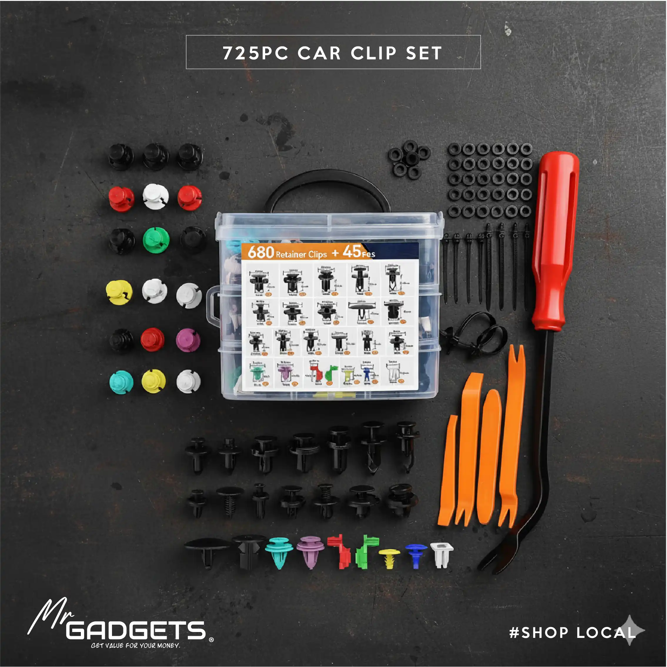 Car Clip Set 725pcs - Image 9
