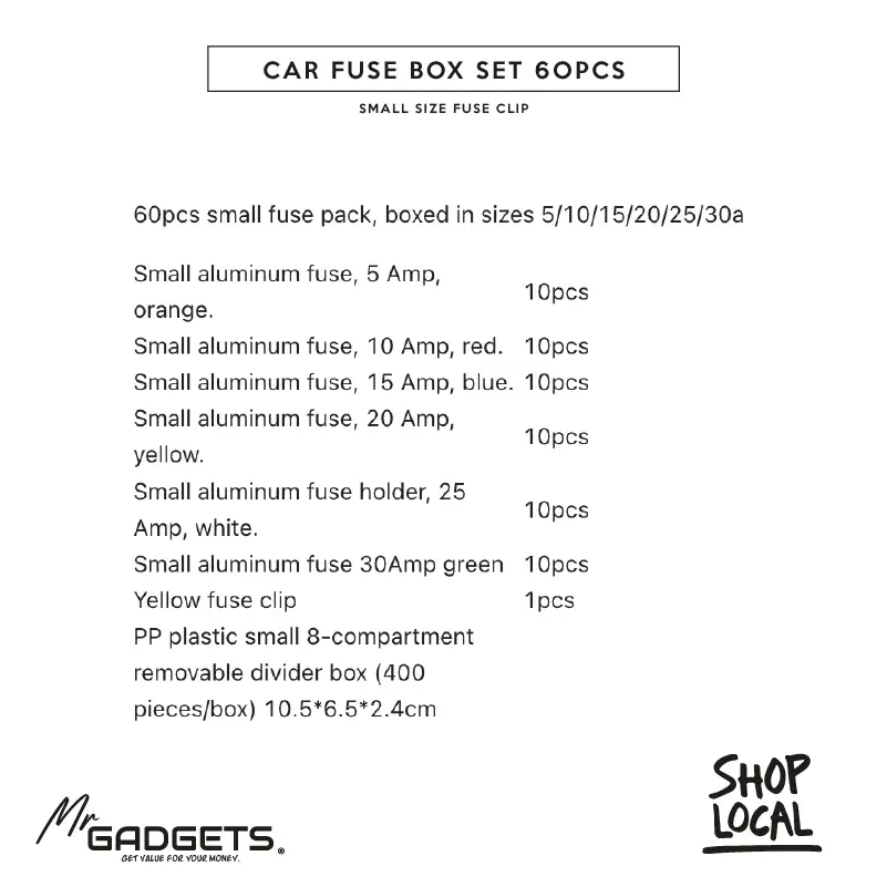 Cahttps://mrgadgets.co.ke/wp-admin/edit.php?post_type=productr Fuse Box Set - Image 3