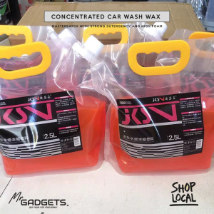Concentrated wash and wax