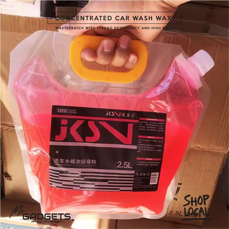 Concentrated wash and wax