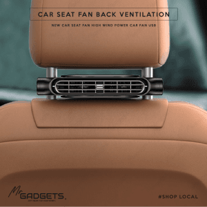 Car Seat Fan Back Ventilation