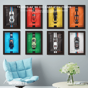 Die Cast Cars With Frame 1:32 Scale