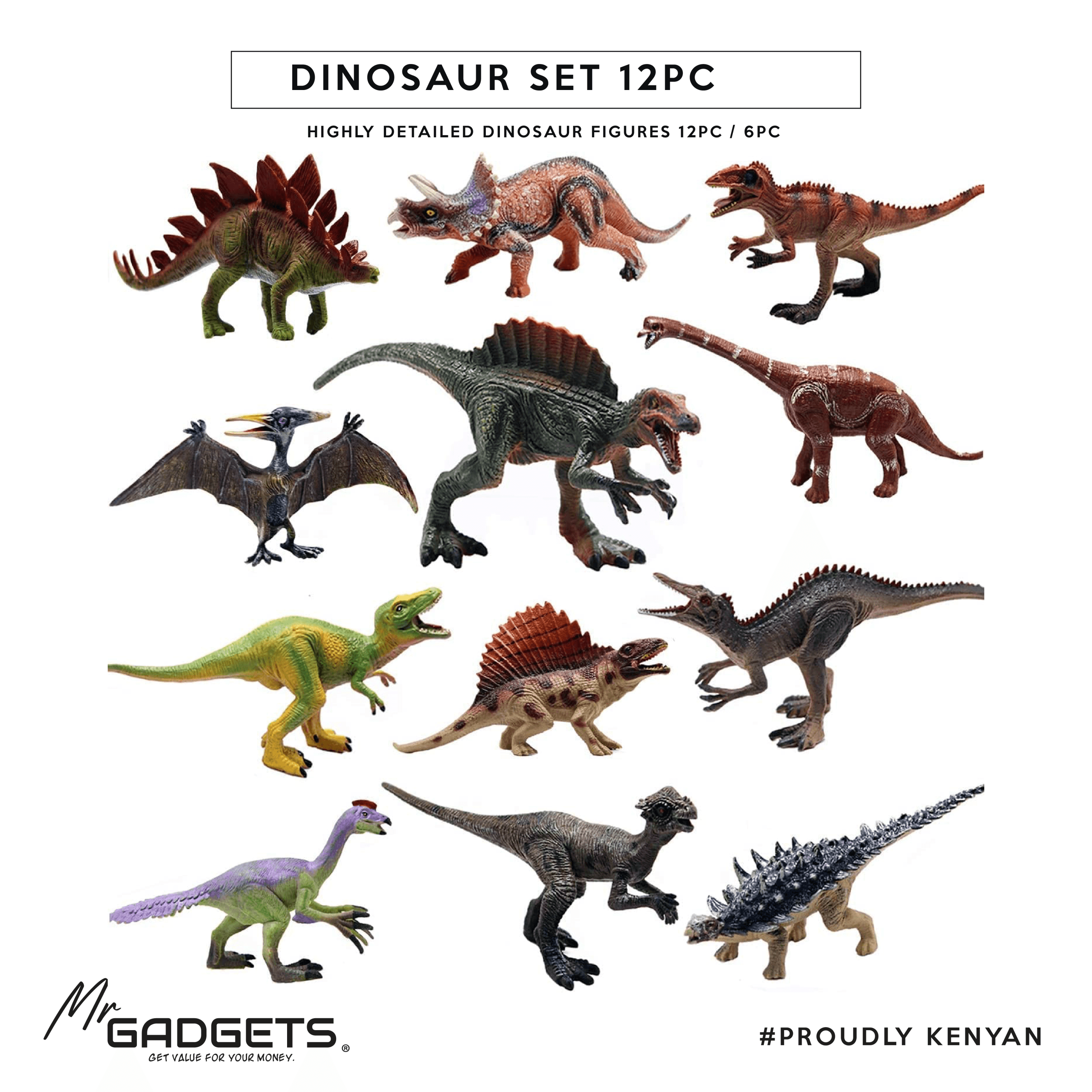 6pc Dinosaur Set - Image 2