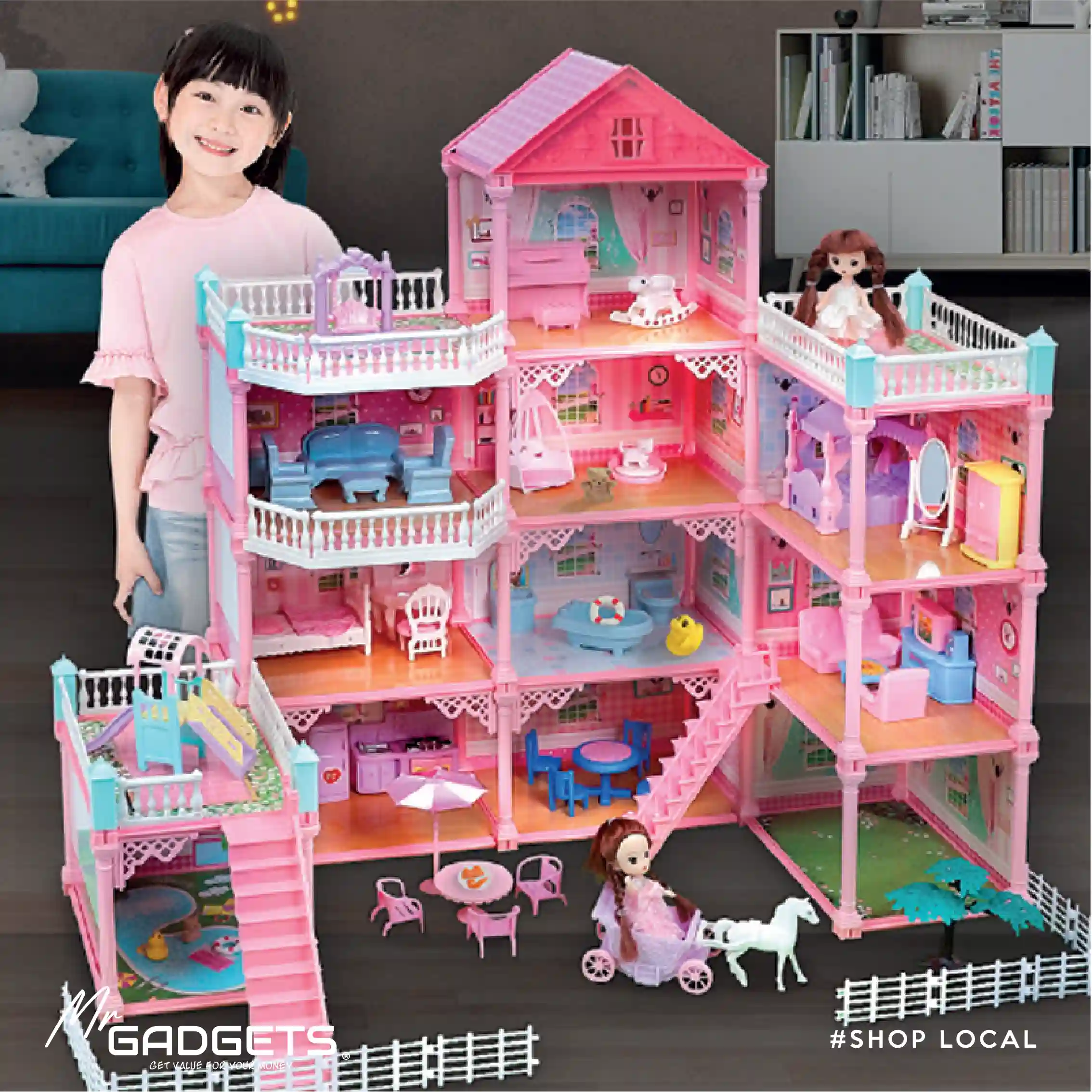 Large Doll House - Image 3