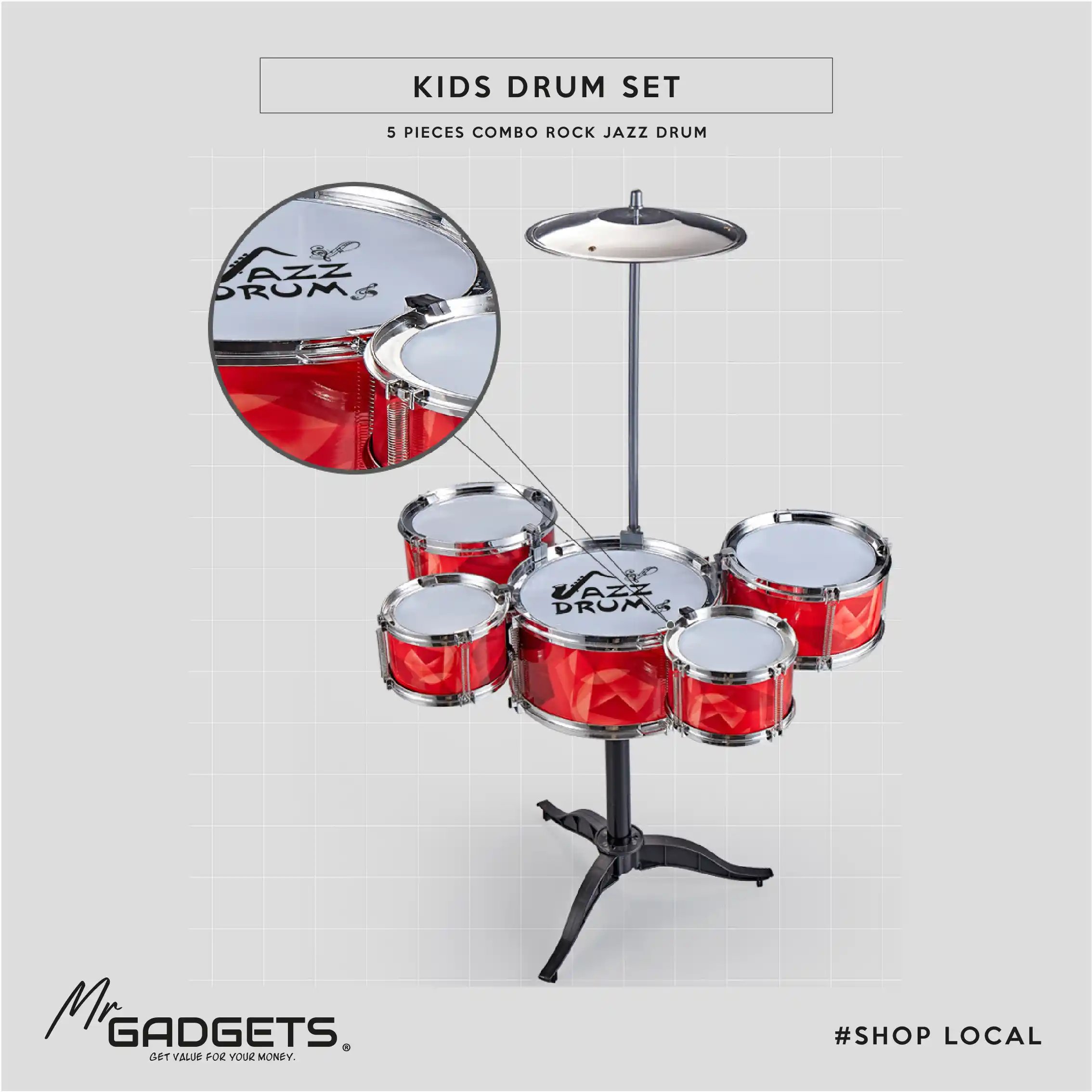 5pc Drum Set - Image 3