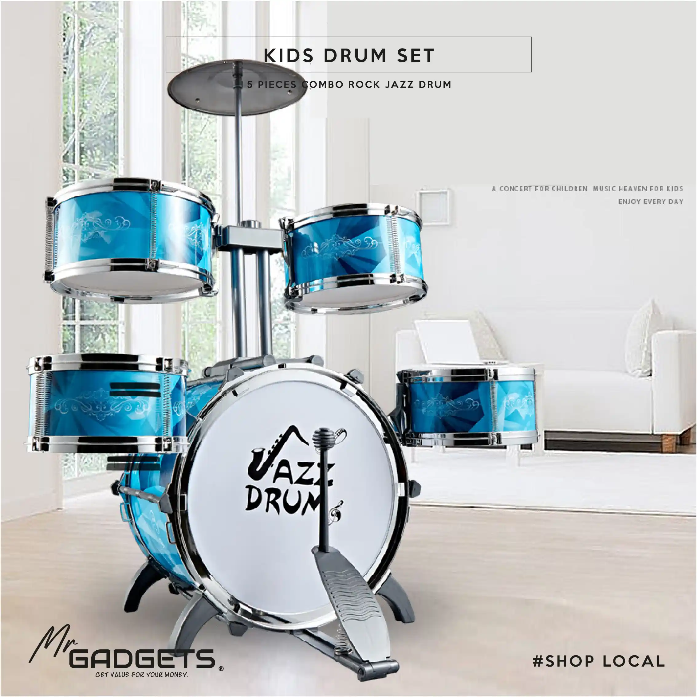5pc Drum Set - Image 5