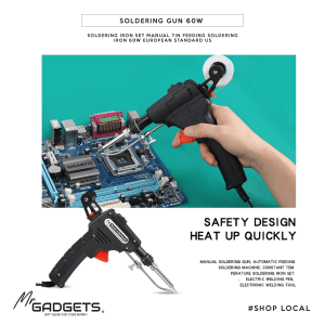 Automatic Soldering Gun