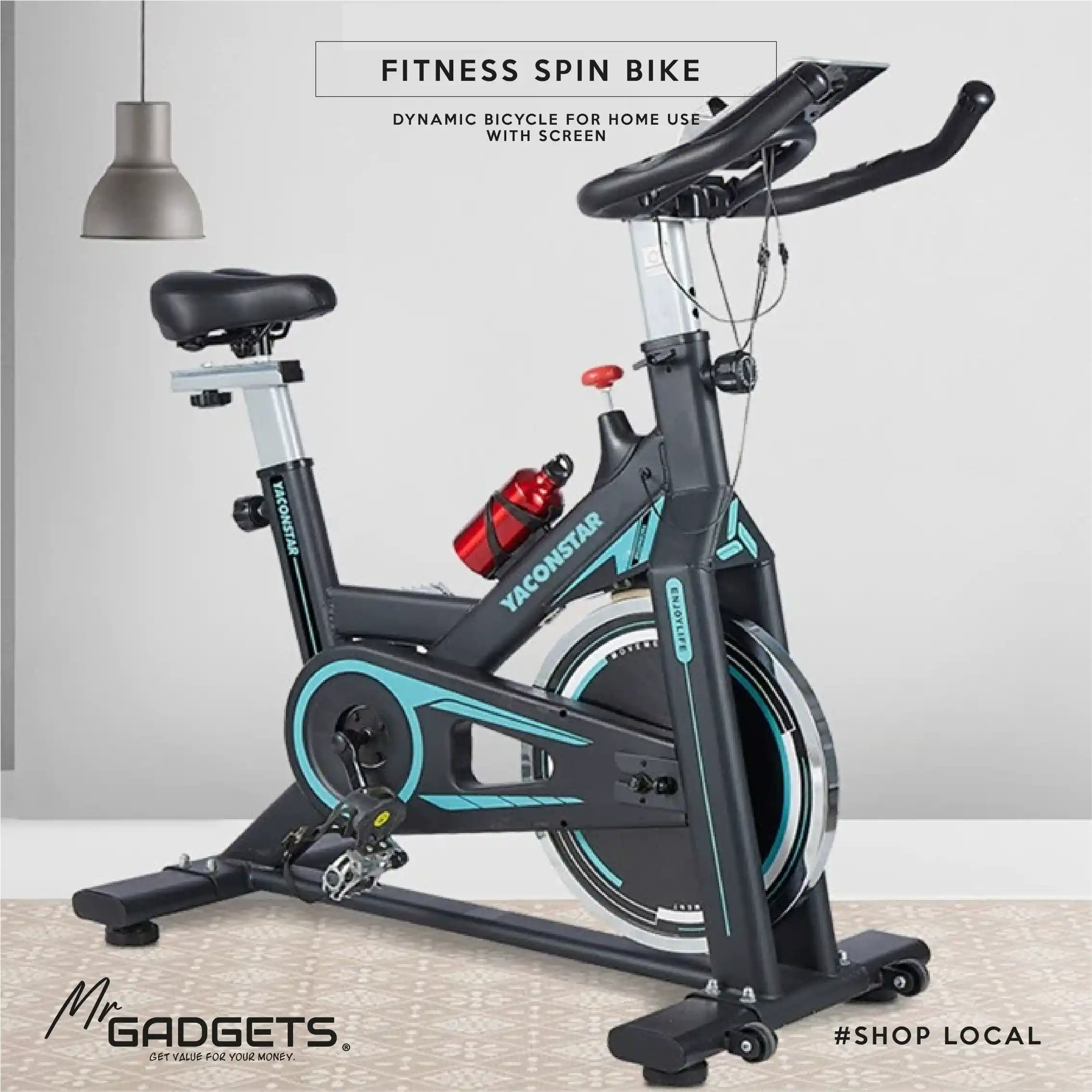 Exercise Spin Bike 6kg wheel
