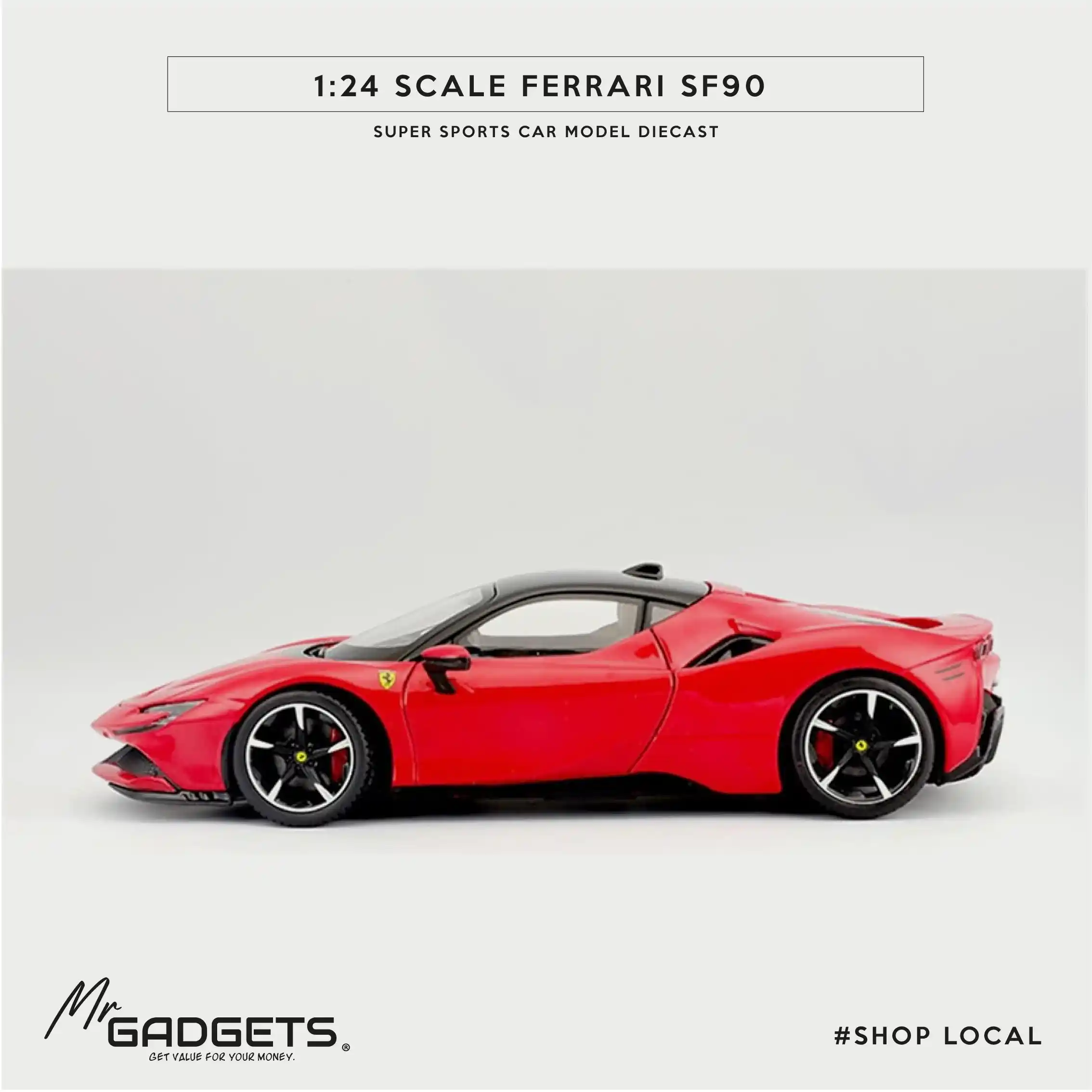Ferrari SF90S 1:24 Scale DieCast - Image 5