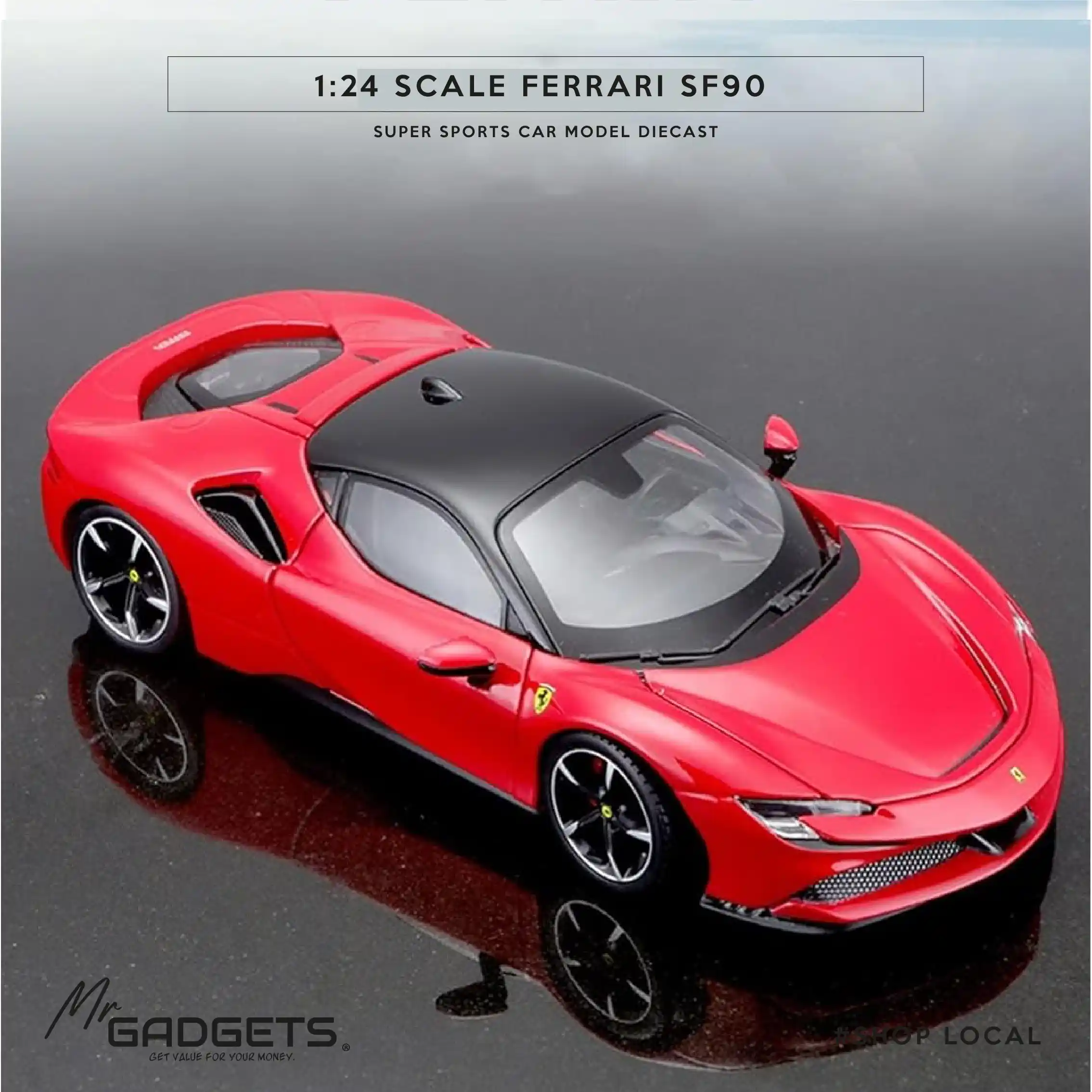 Ferrari SF90S 1:24 Scale DieCast - Image 8