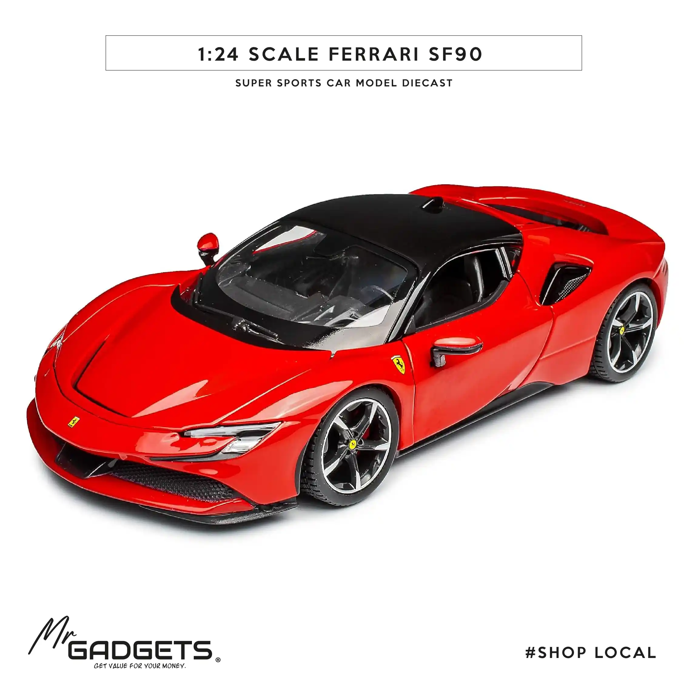 Ferrari SF90S 1:24 Scale DieCast - Image 9