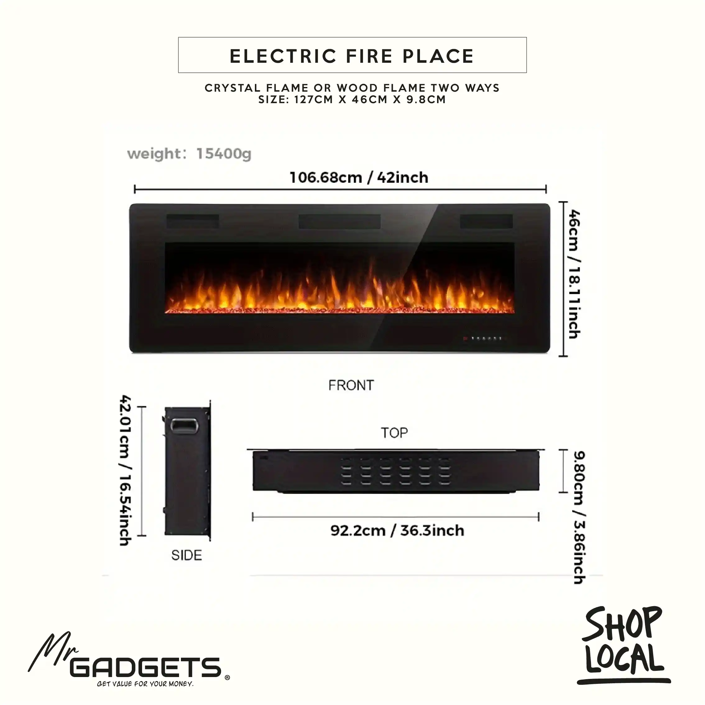Electric Fire Place - Image 5