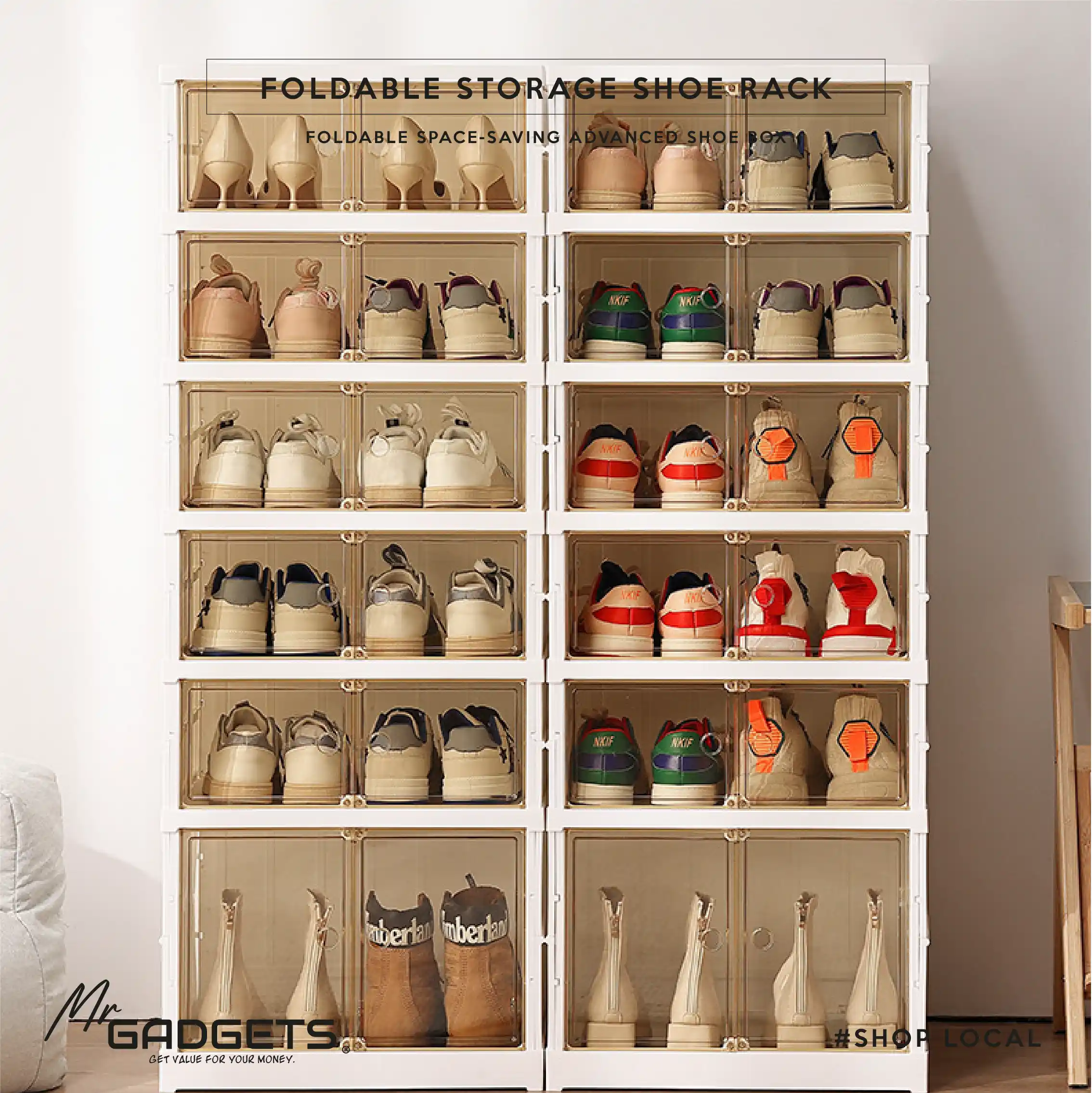 Foldable Shoe \ Storage Rack - Image 2