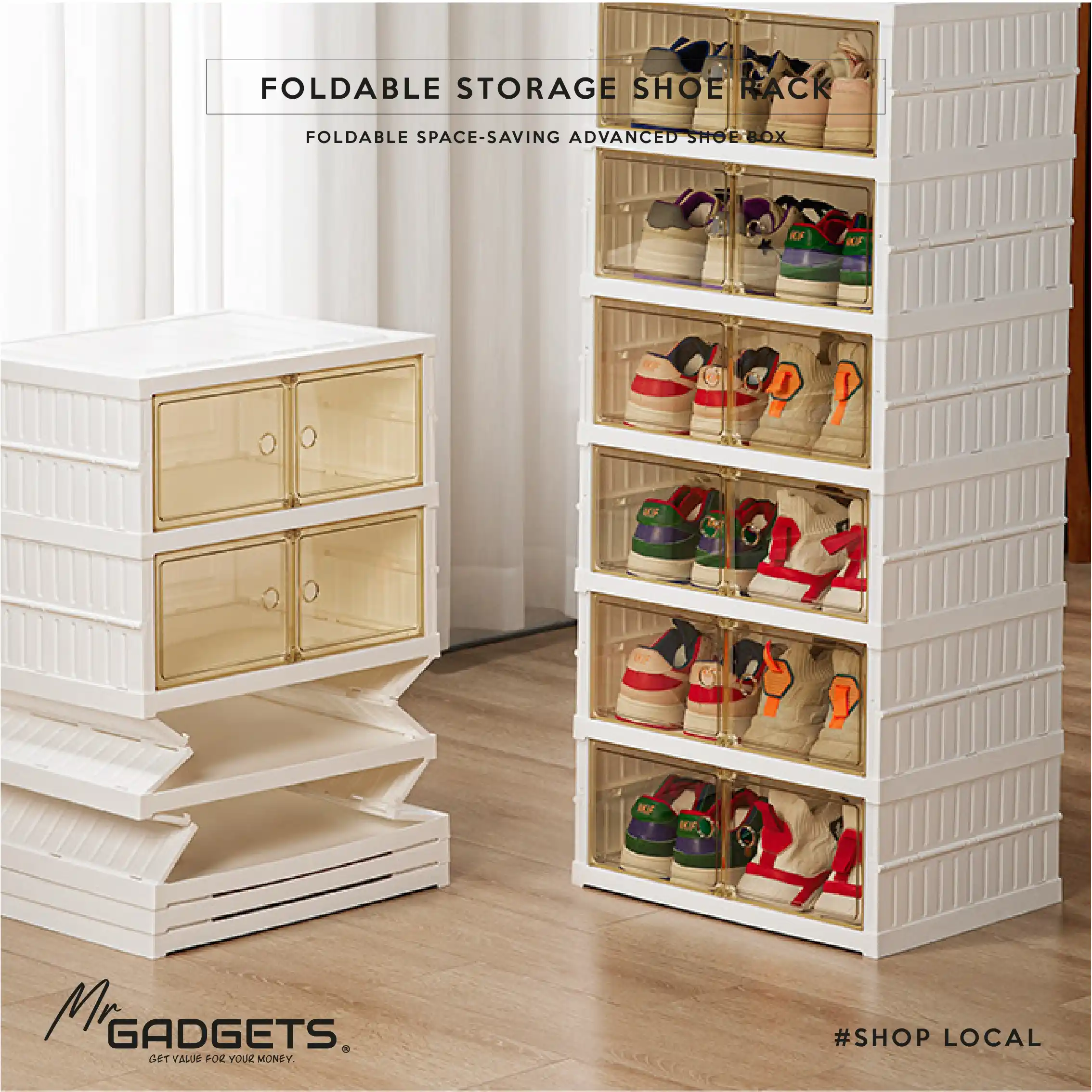 Foldable Shoe \ Storage Rack - Image 3