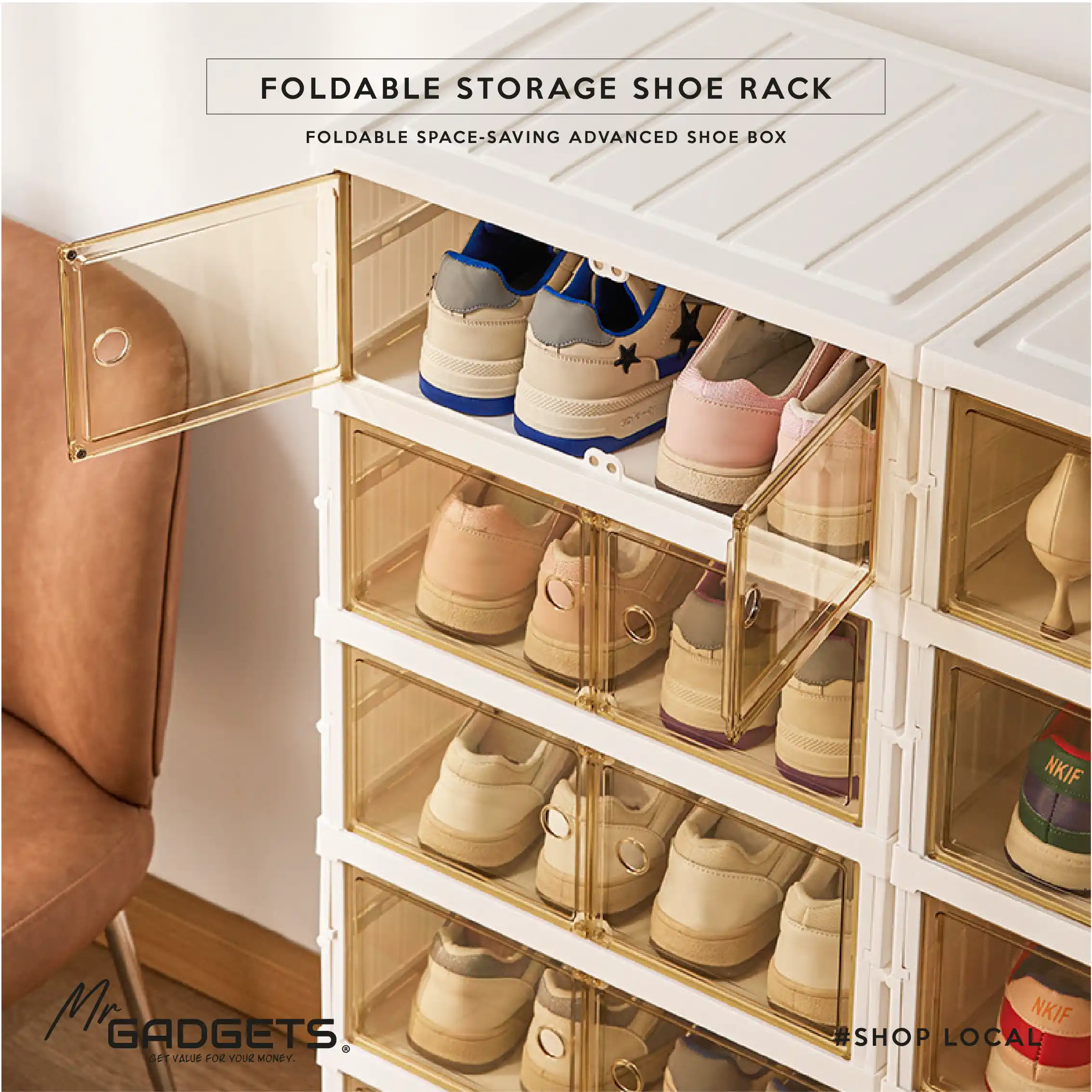 Foldable Shoe \ Storage Rack - Image 5
