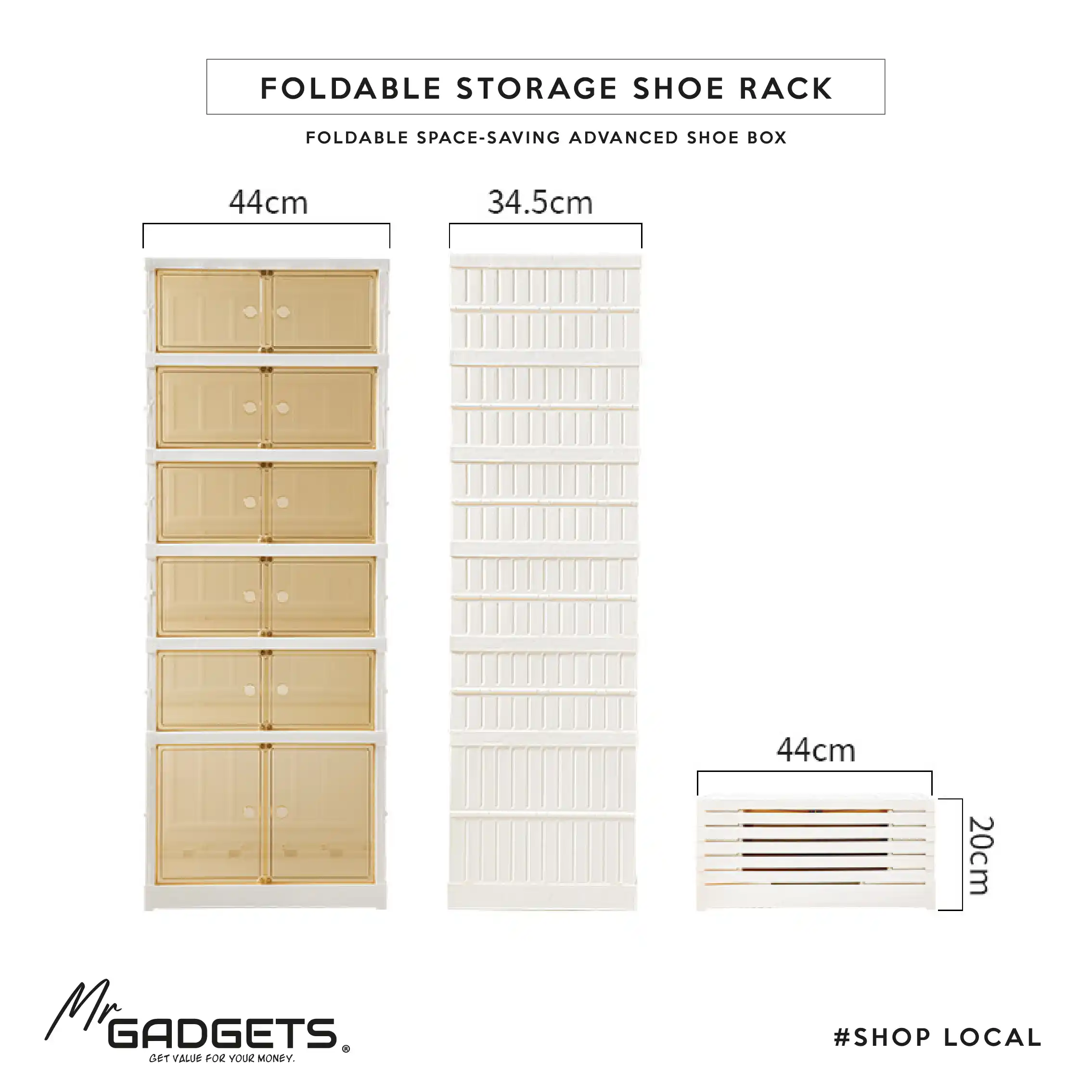 Foldable Shoe \ Storage Rack - Image 7
