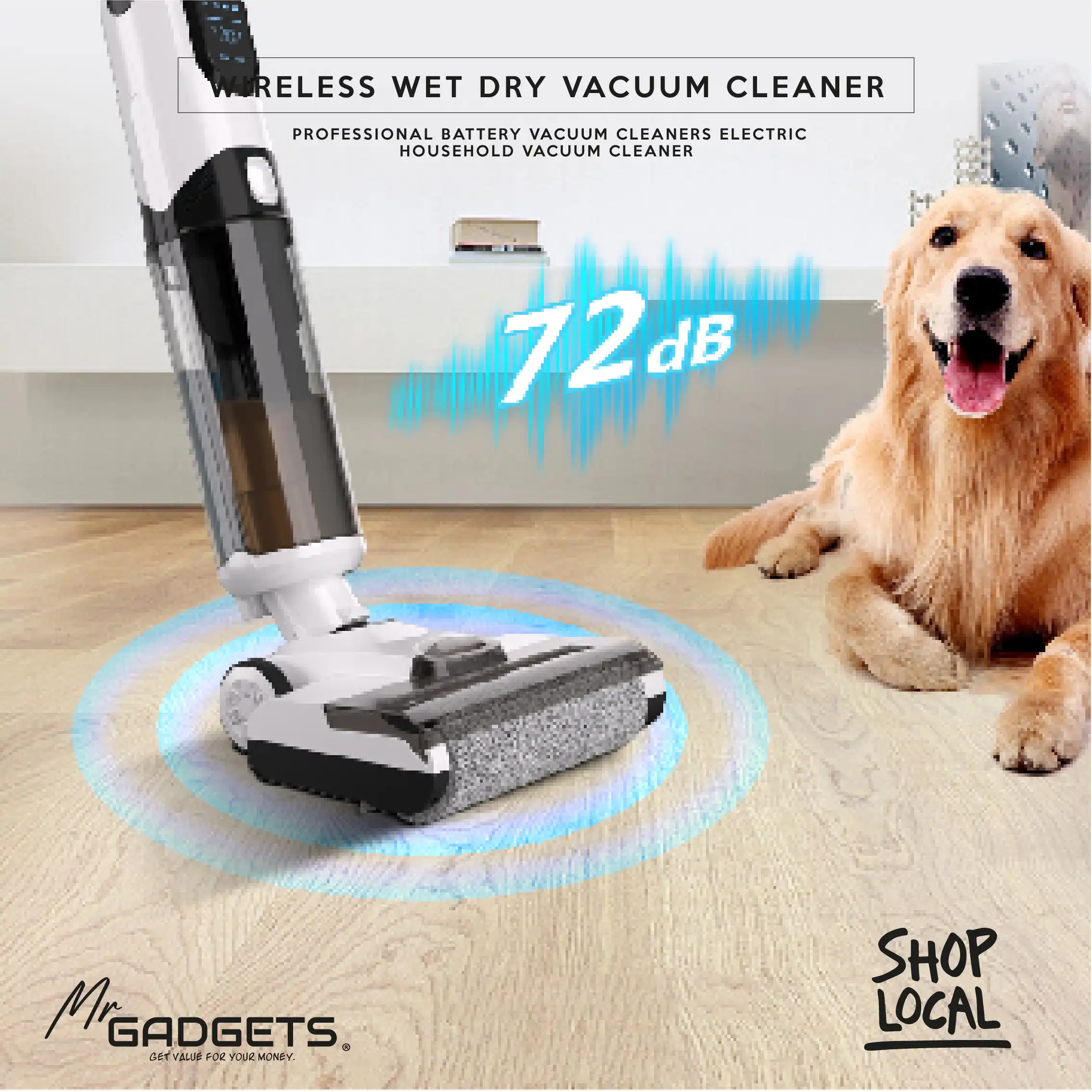 Wireless Wet & Dry Vacuum Cleaner - Image 2