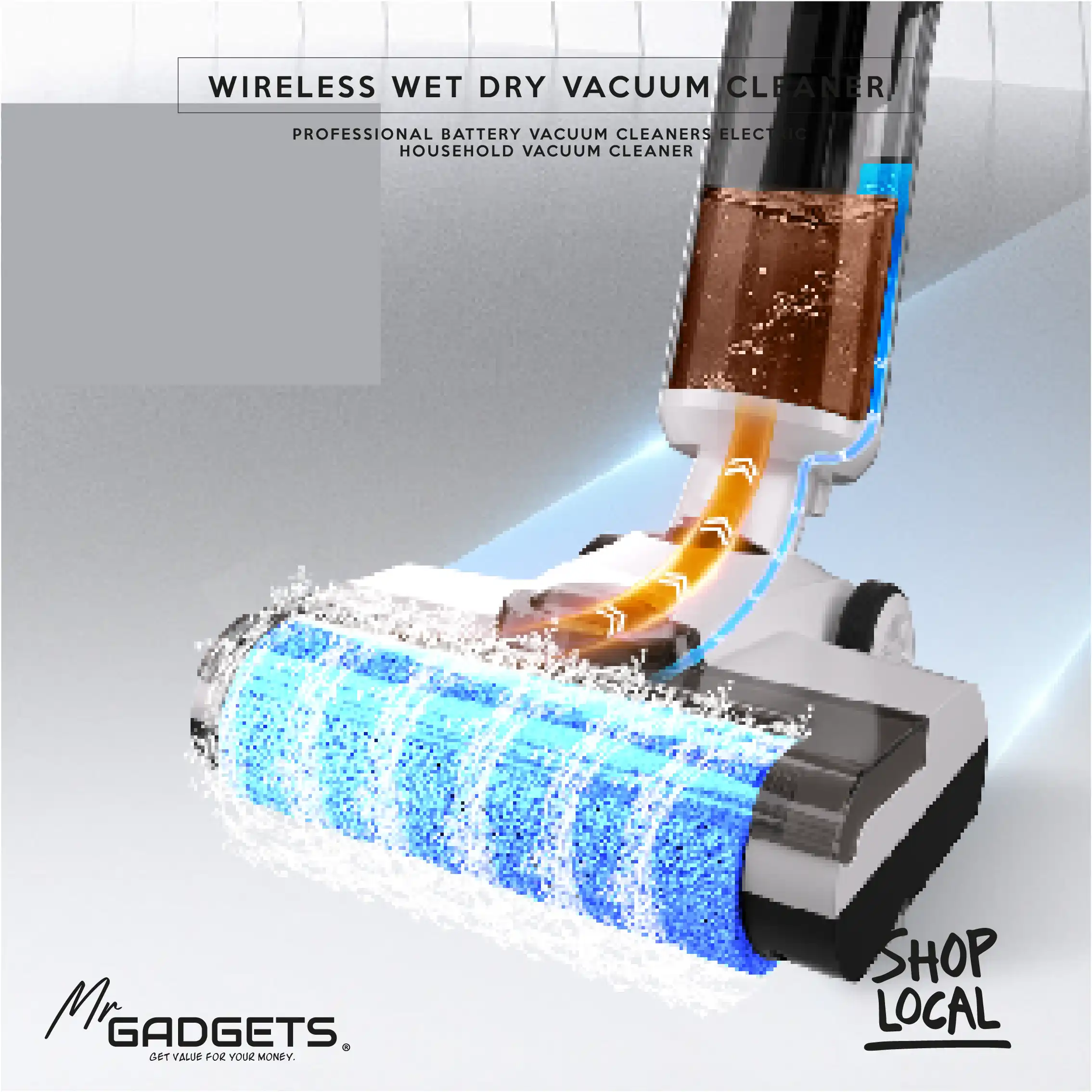 Wireless Wet & Dry Vacuum Cleaner - Image 5
