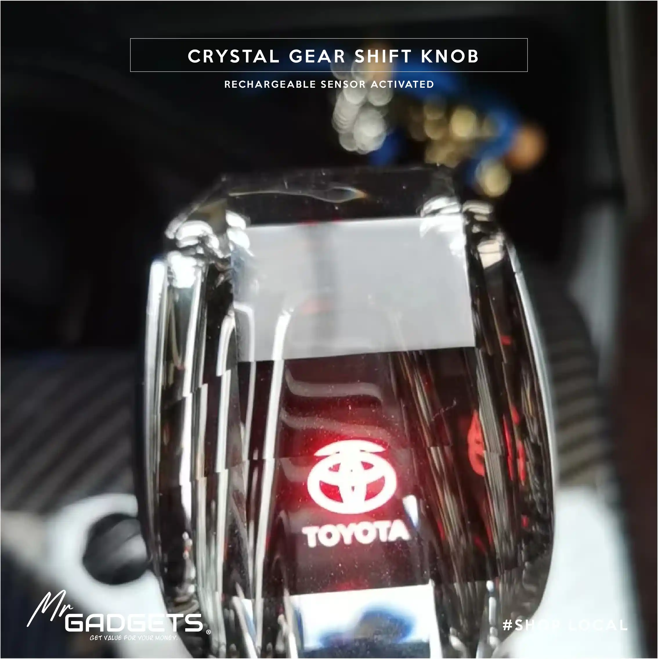 Toyota Crystal Gear Shift Knob - Image 2