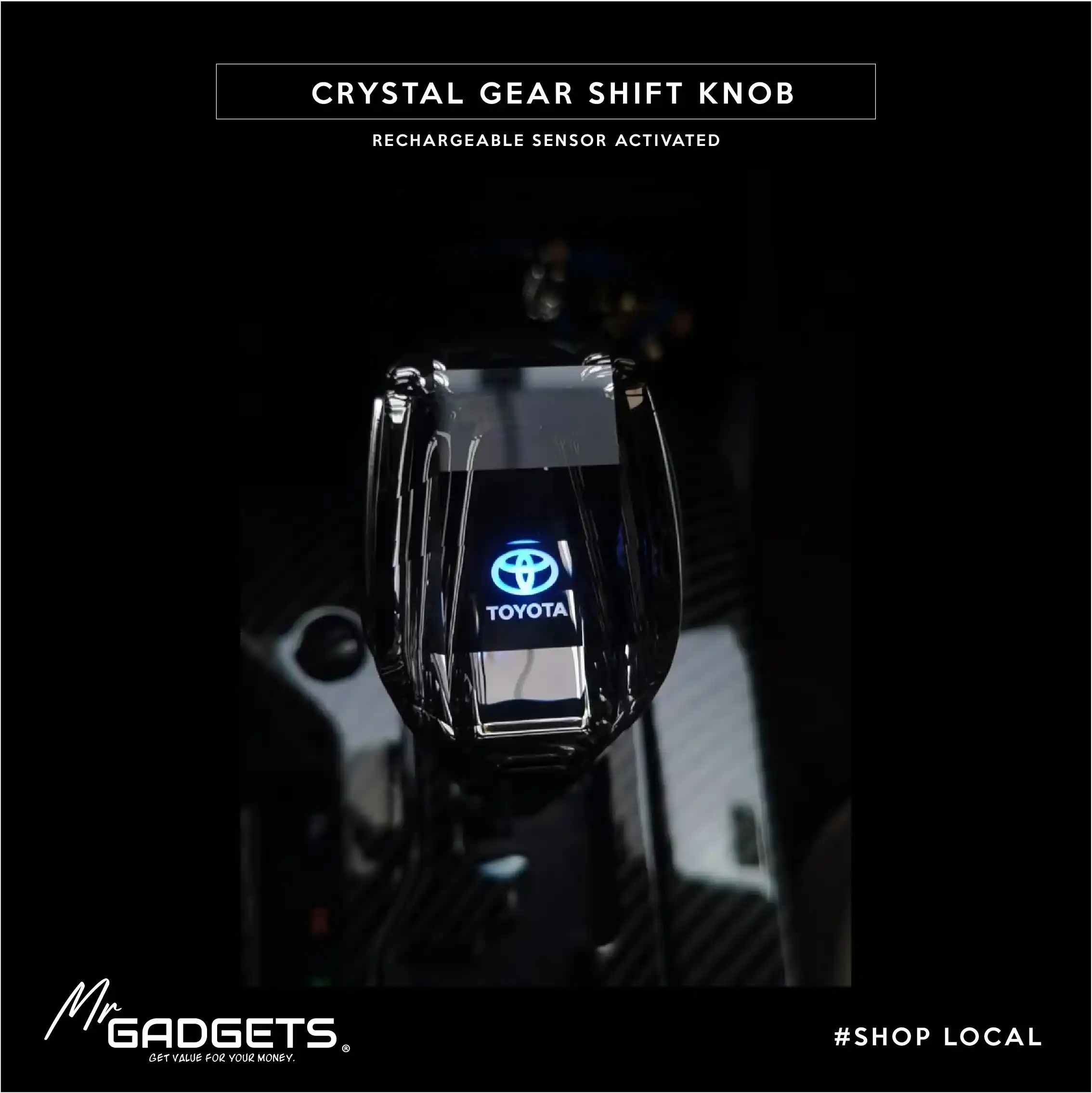 Toyota Crystal Gear Shift Knob - Image 3