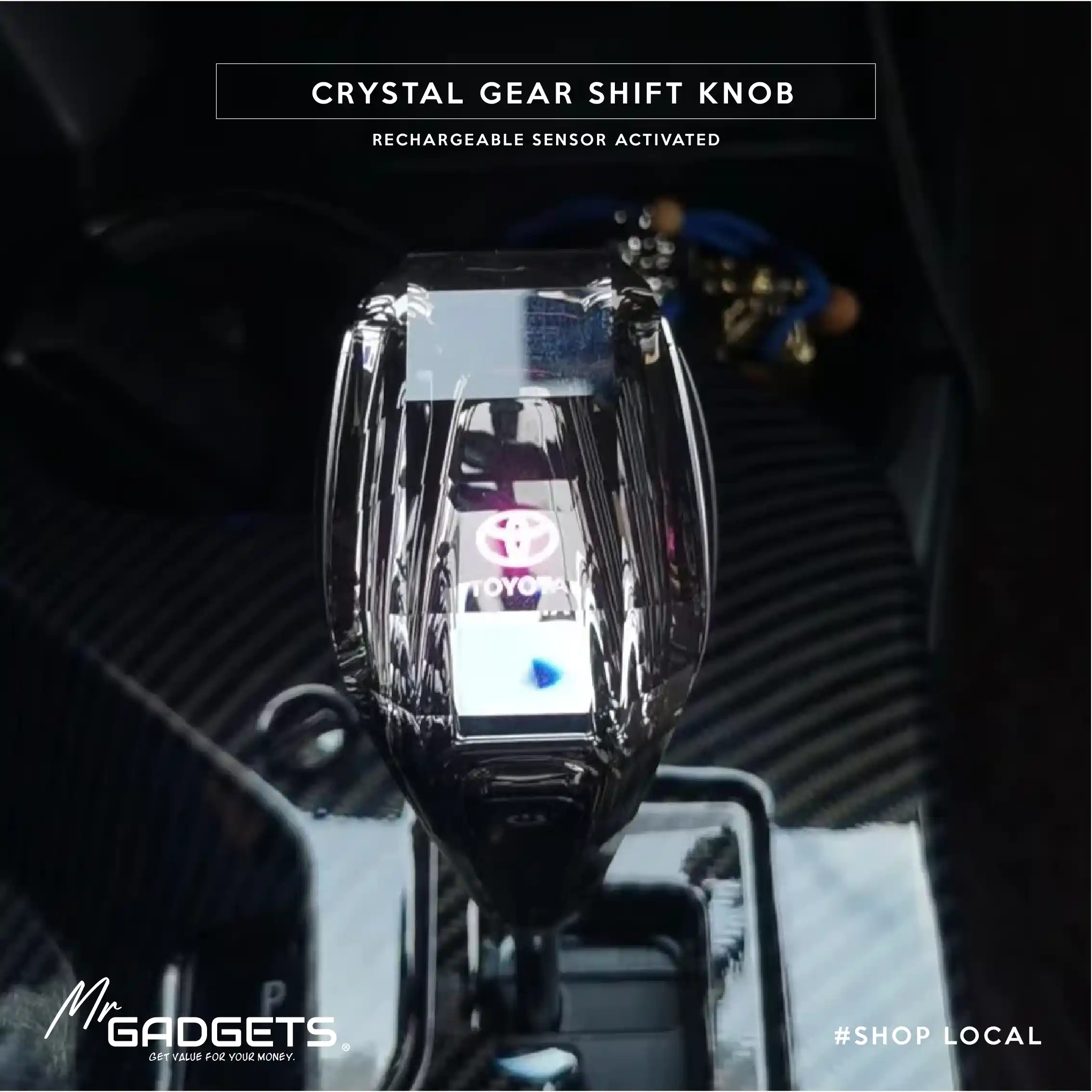 Toyota Crystal Gear Shift Knob