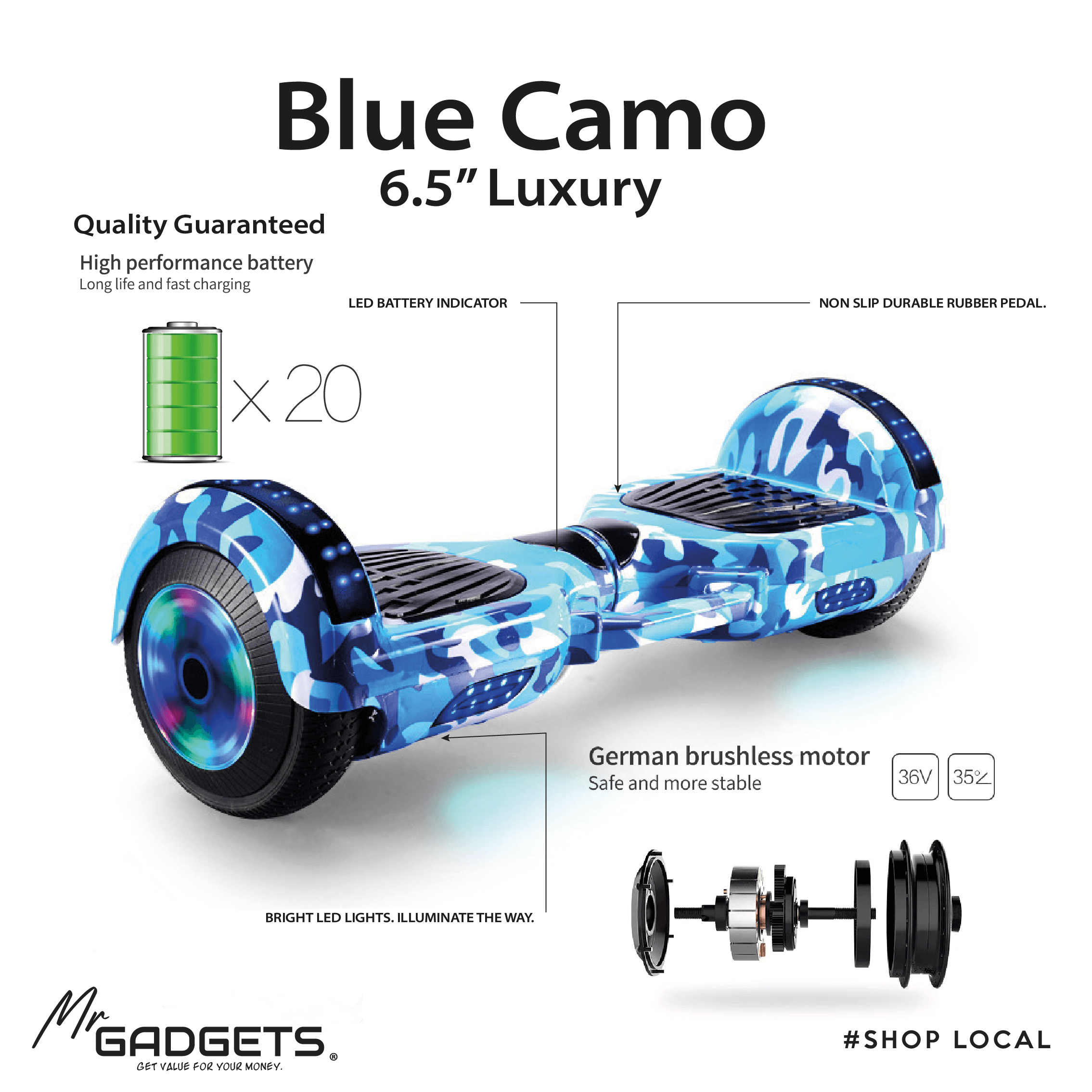 6.5" Hoverboard - Image 18