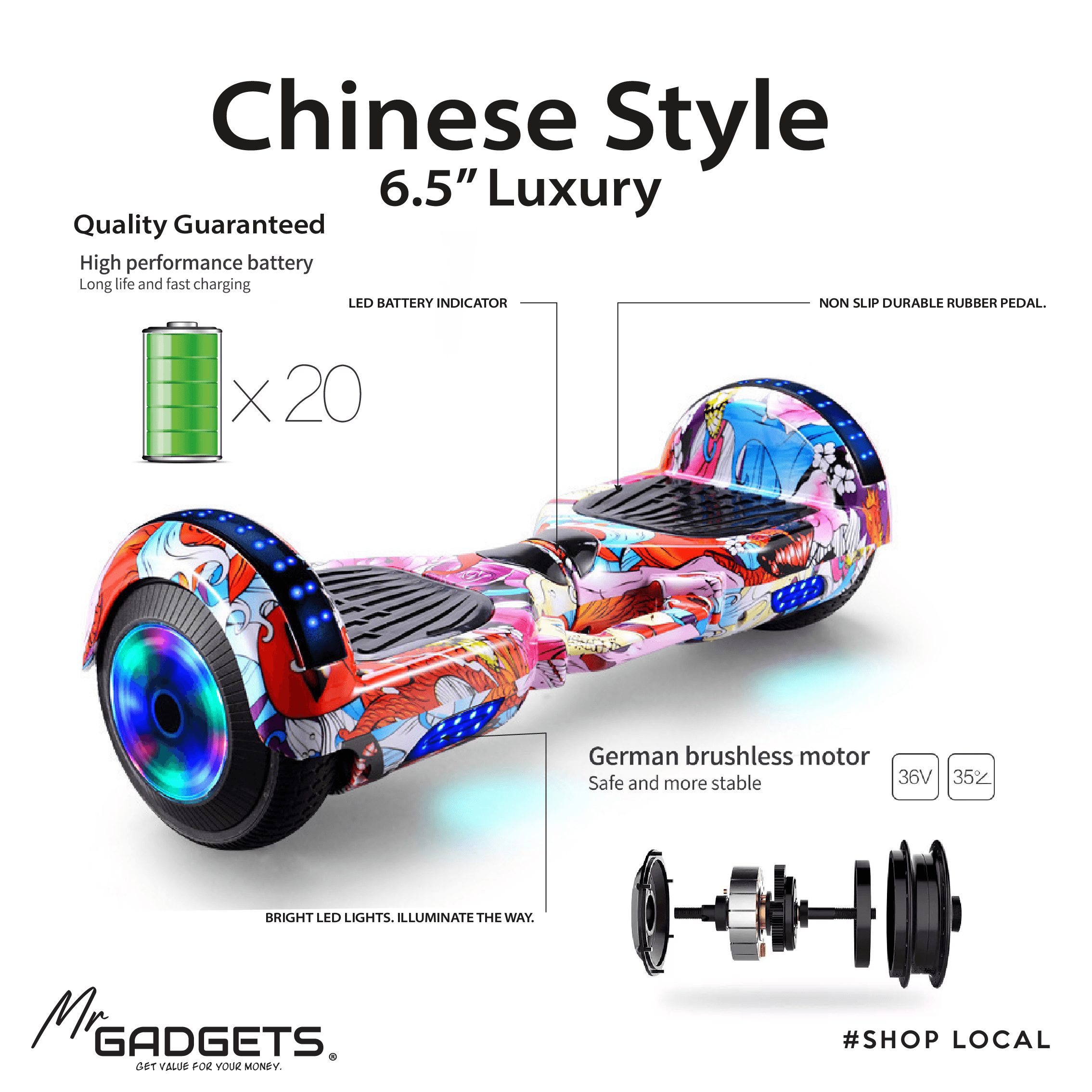 6.5" Hoverboard - Image 19