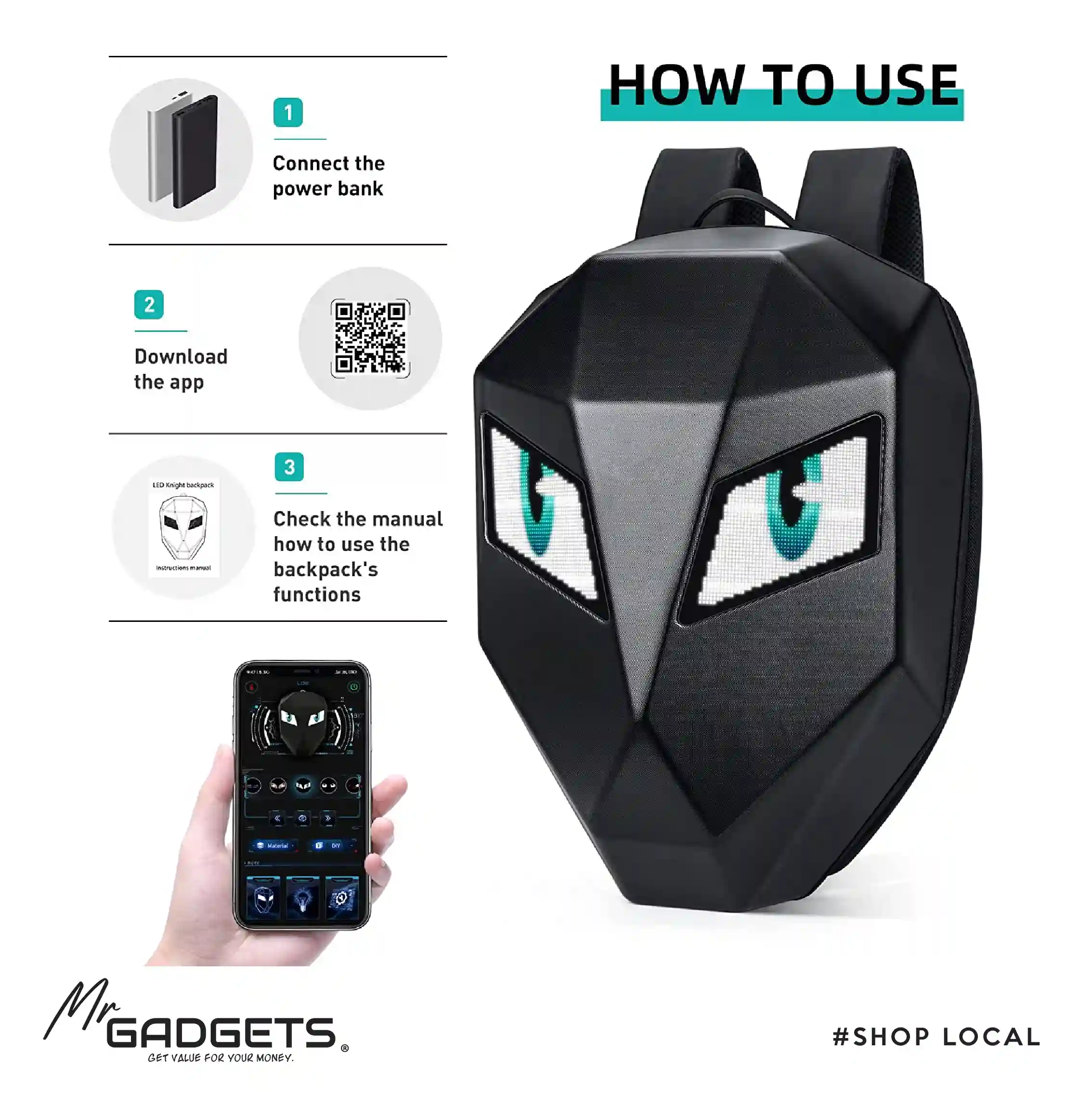 Smart Led Bag / Biker Bag - Image 5