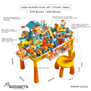 Multi-Function Building Blocks Table