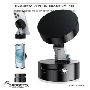 Magnetic Vacuum Phone Holder