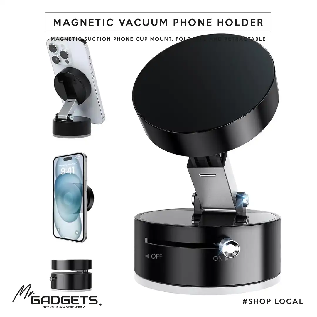 Magnetic Vacuum Phone Holder