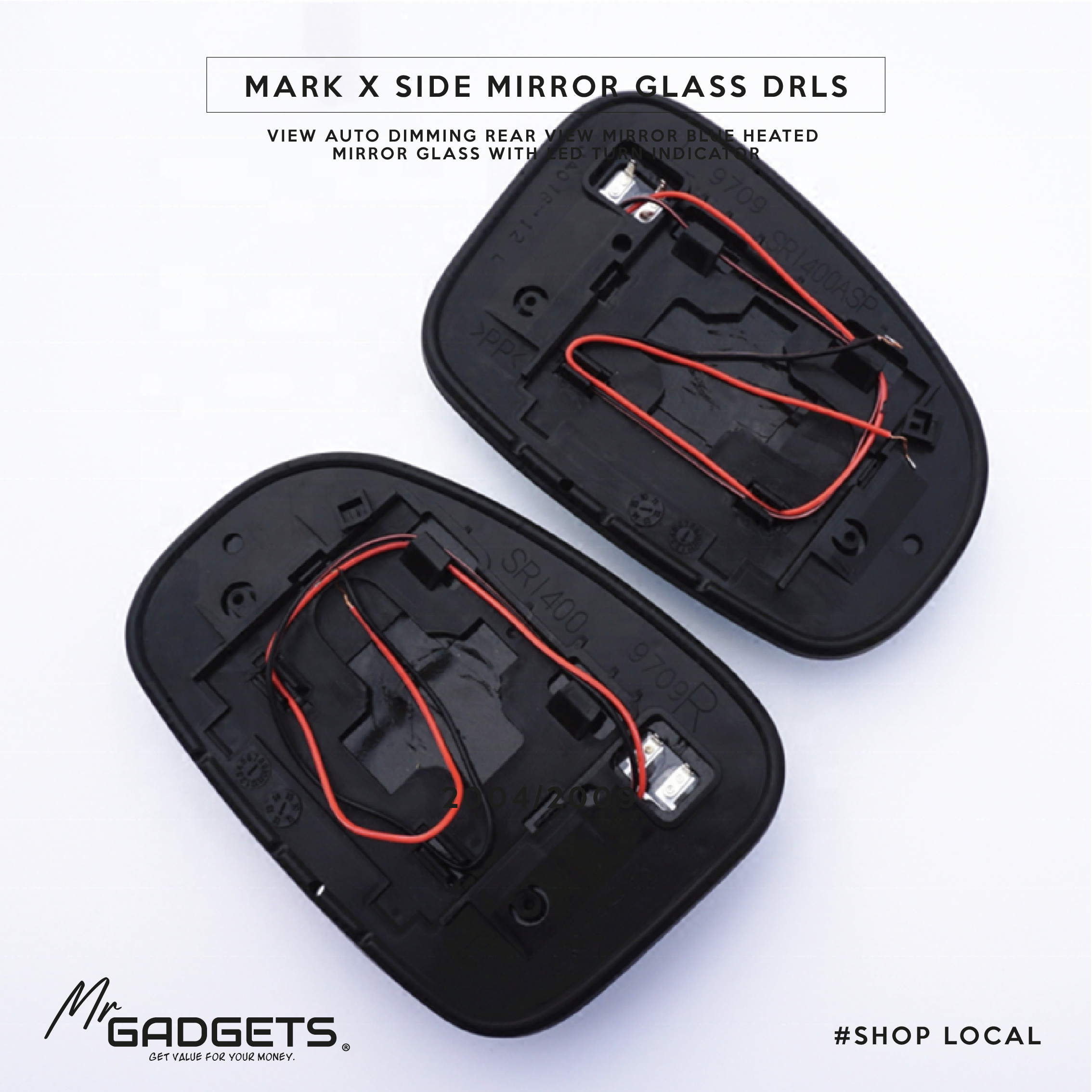 Mark X Side Mirror Glass DRLS - Image 8