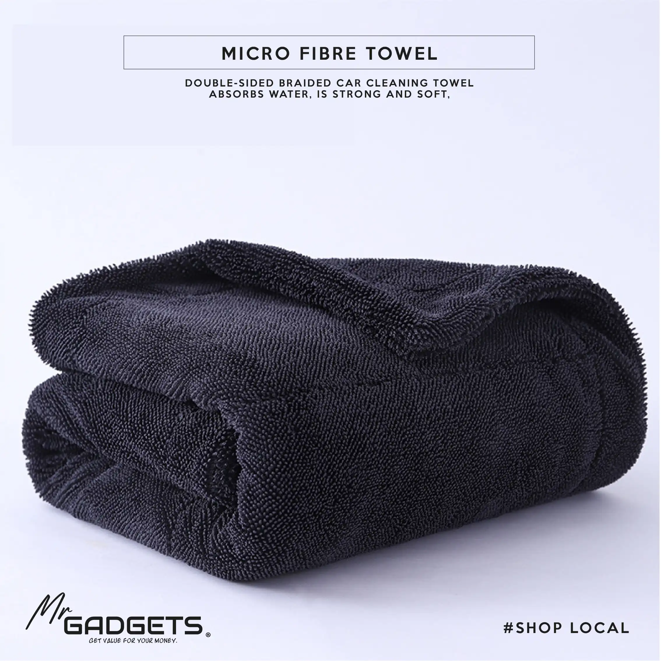 Thick Double Sided Micro Fibre Towel